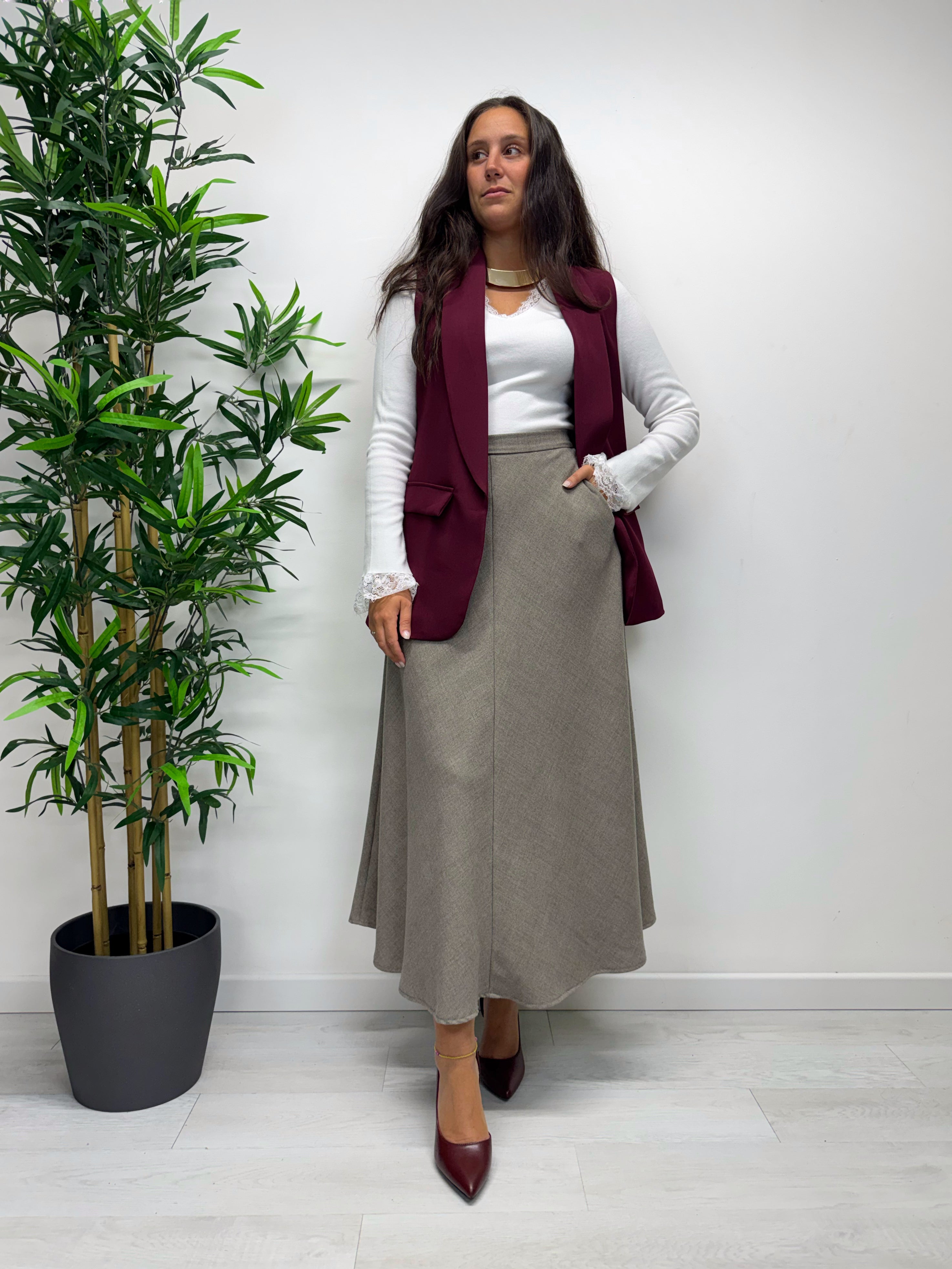Gilet VENERE vino