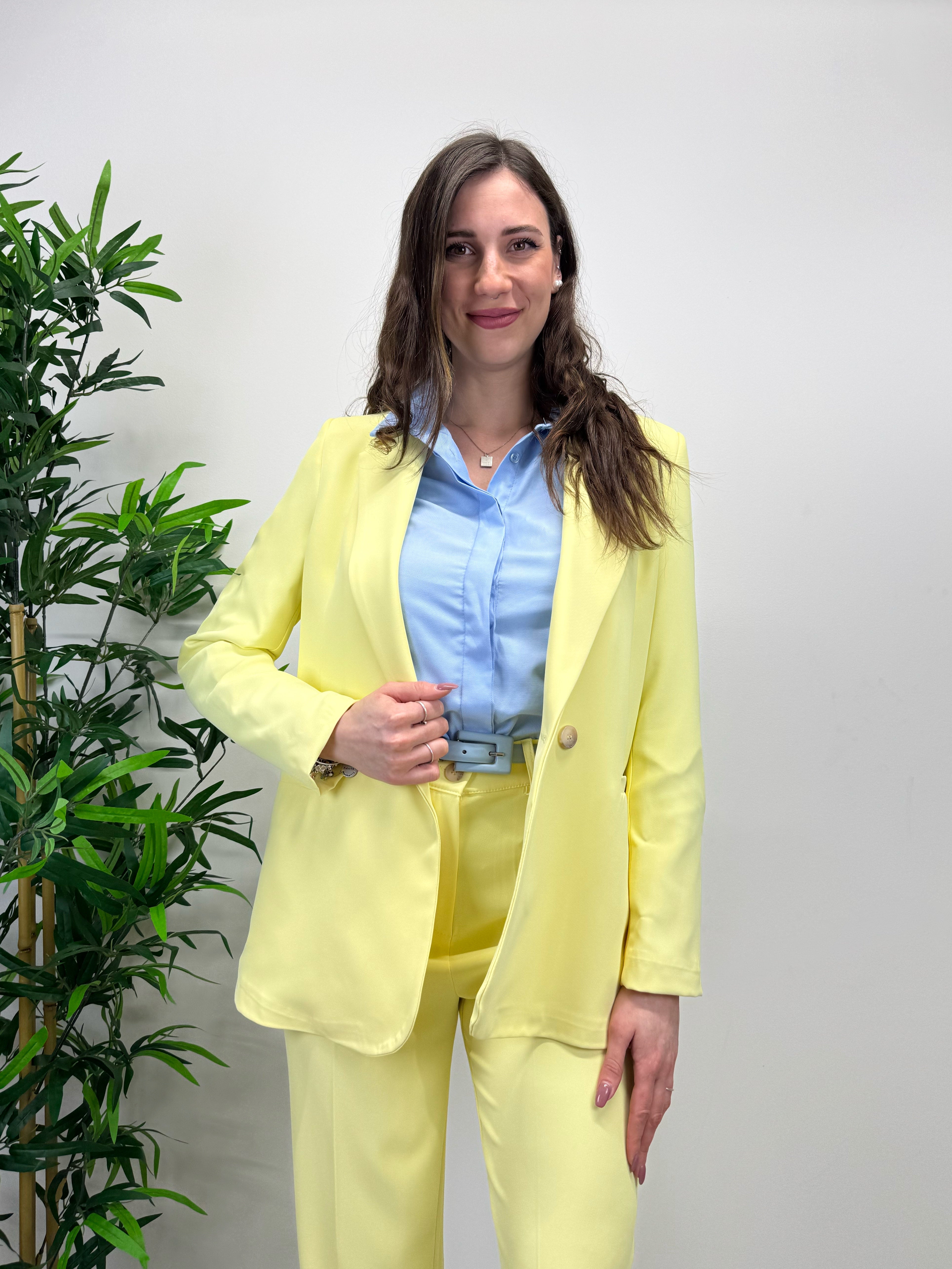 Tailleur SOPHIE giallo limone