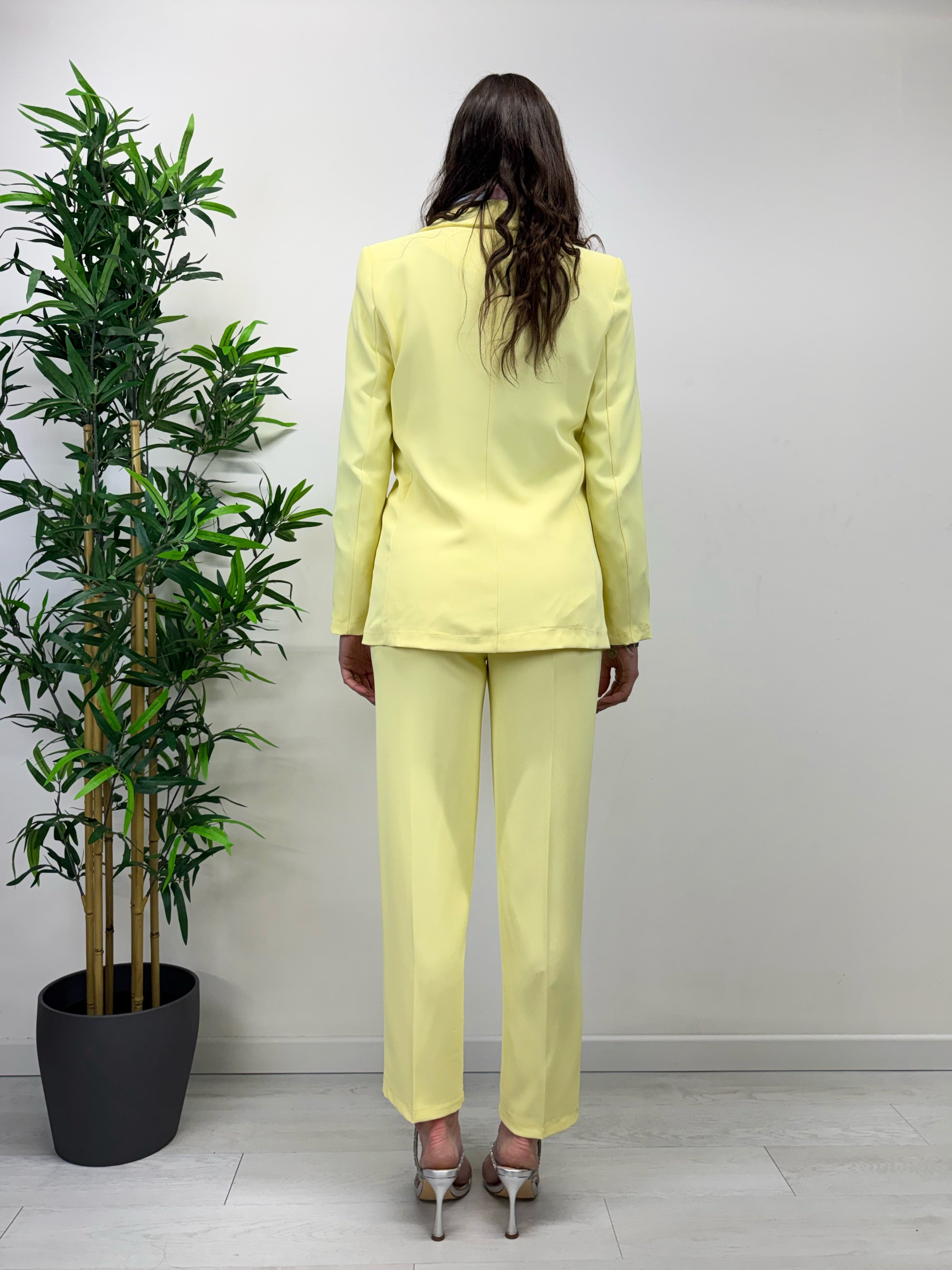 Tailleur SOPHIE giallo limone