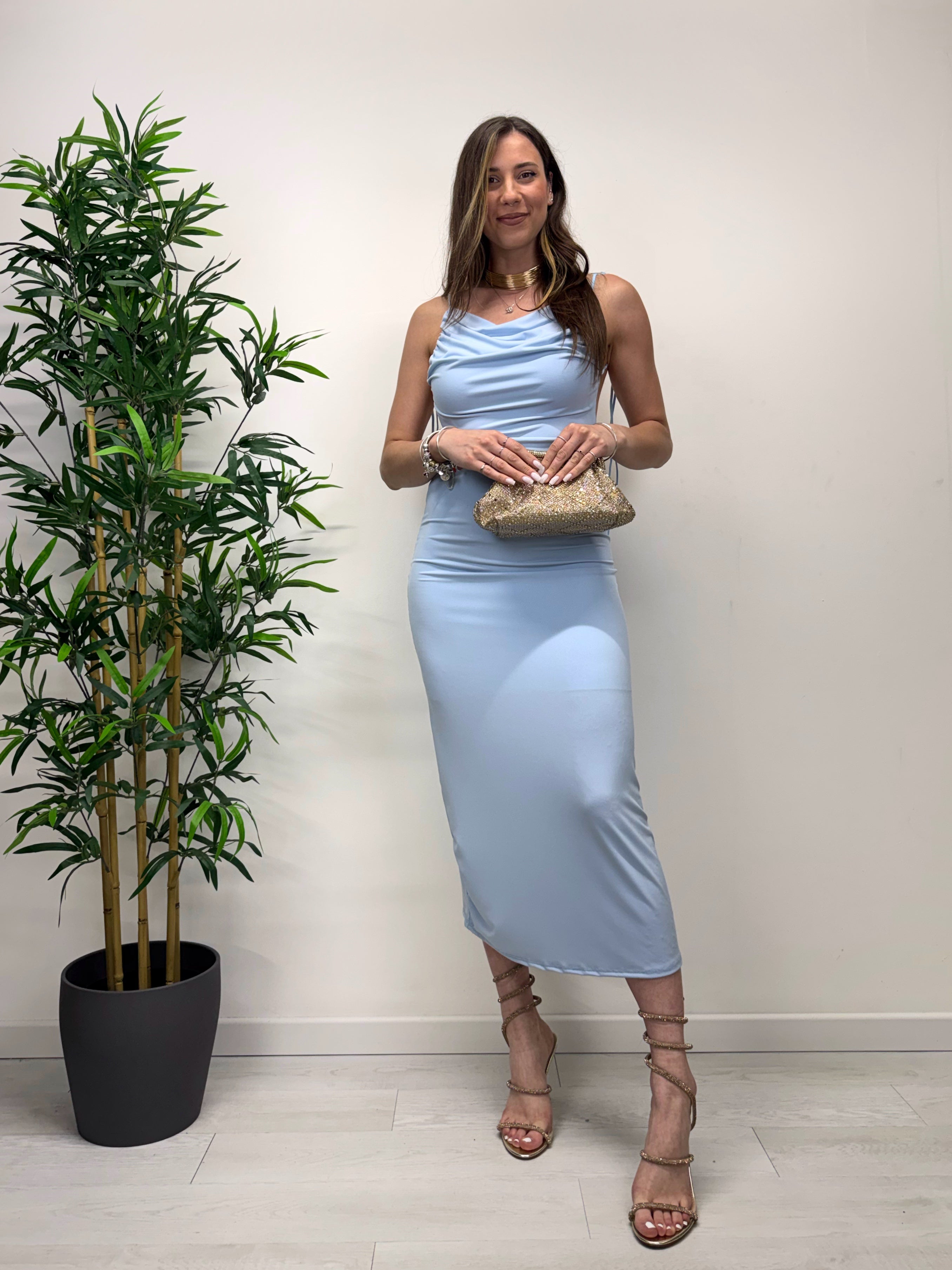Abito JASMINE celeste