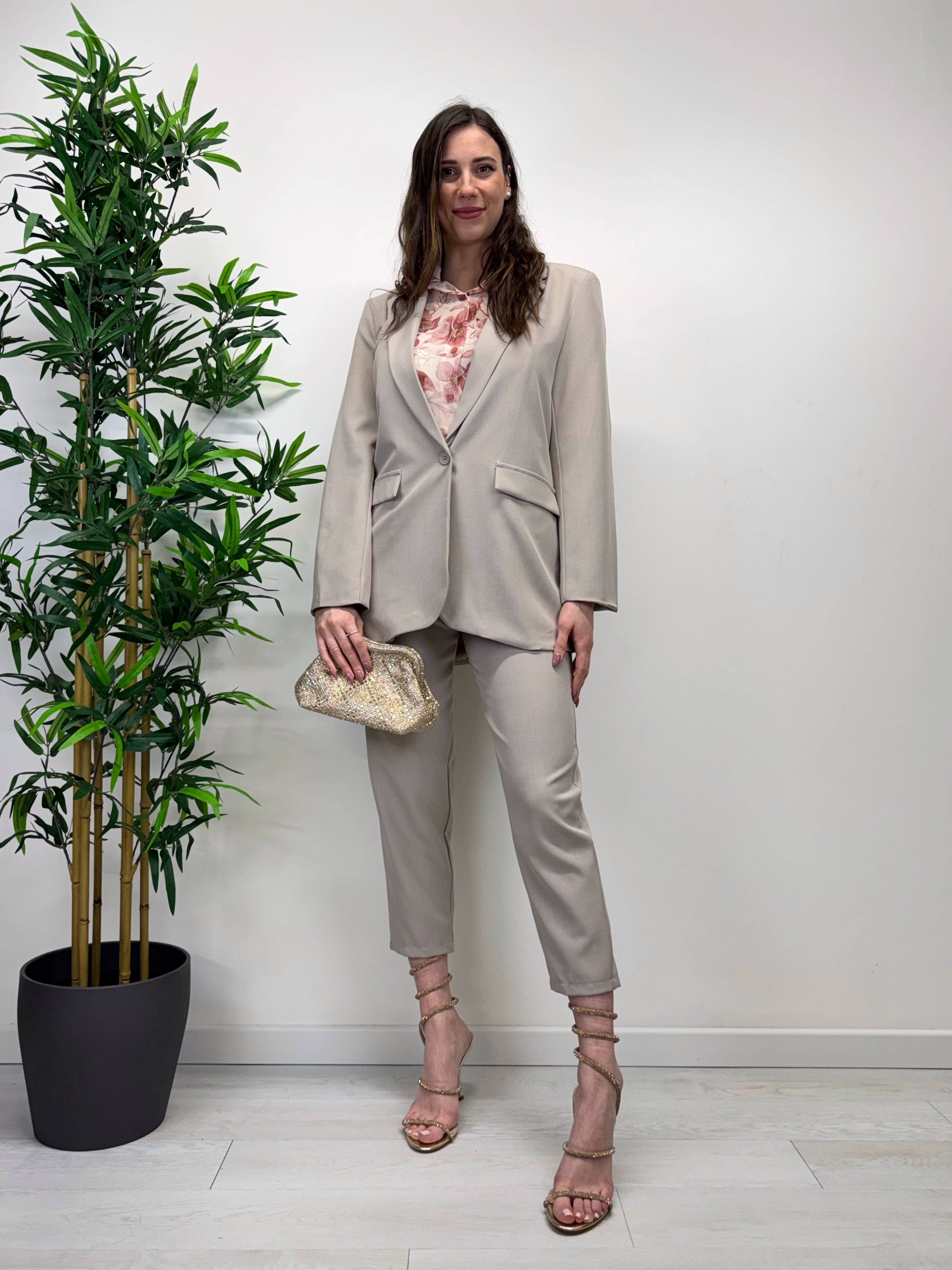 Tailleur CLARISSA taupe