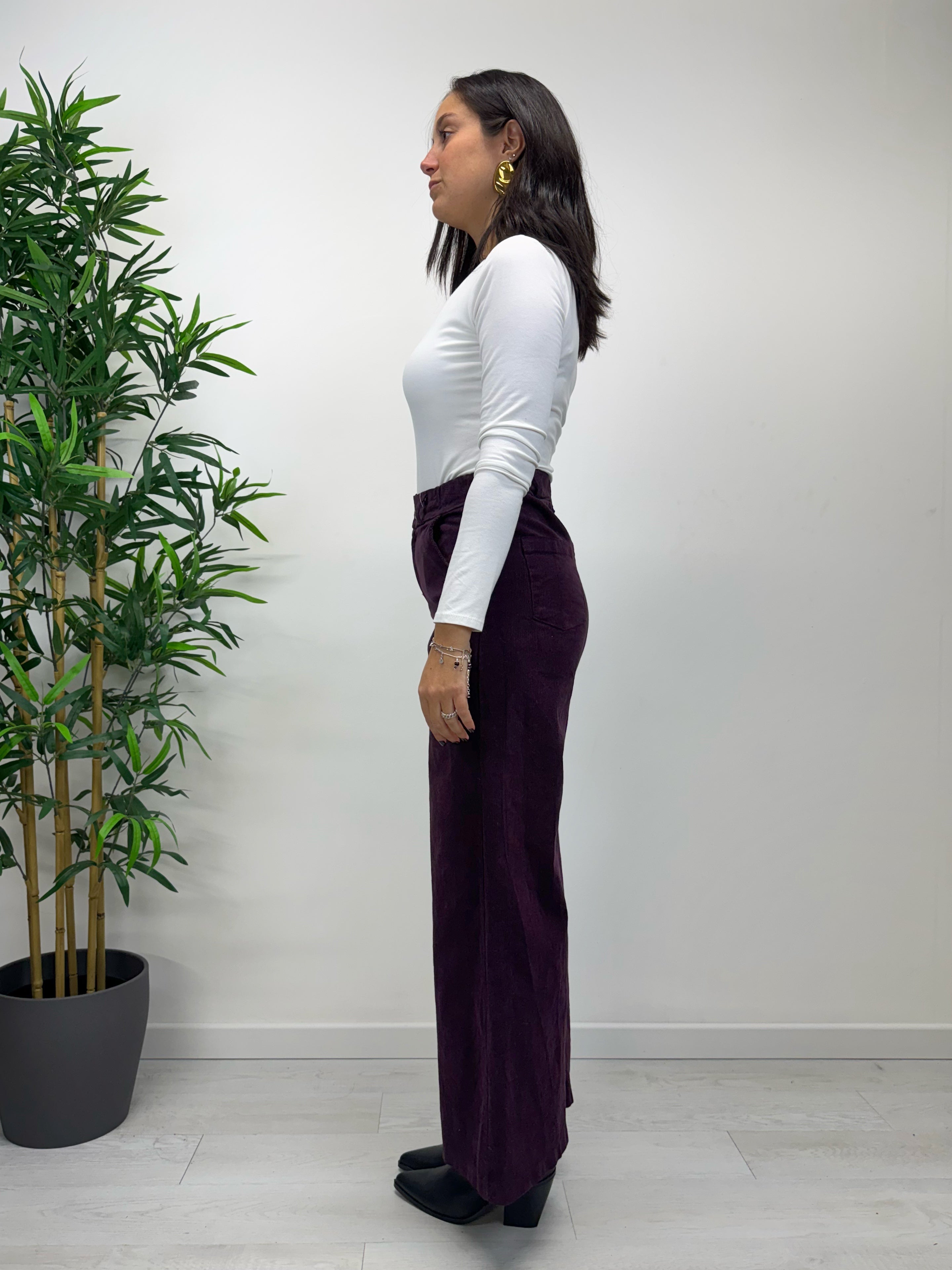 Pantapalazzo in velluto +colori