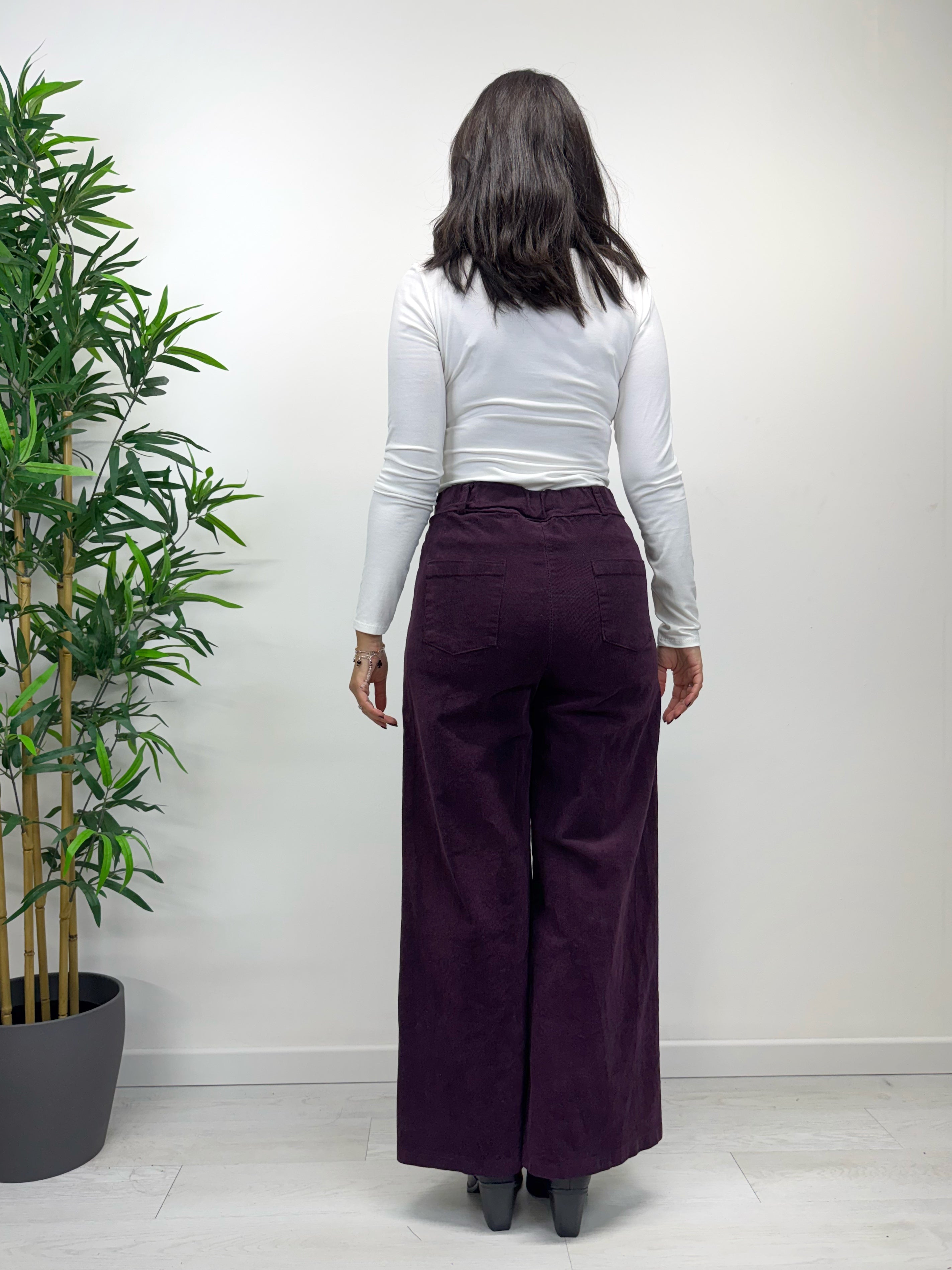 Pantapalazzo in velluto +colori