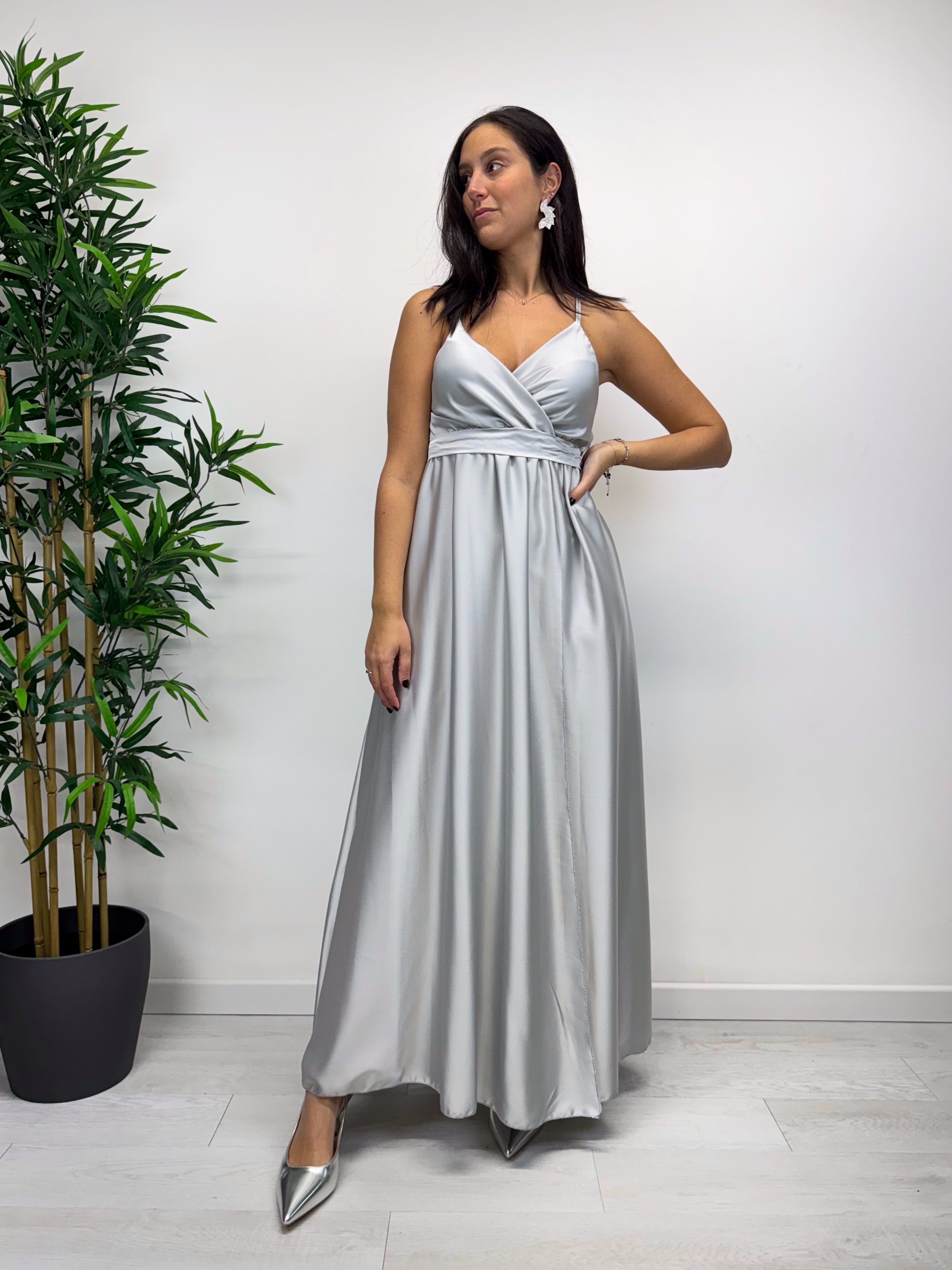 Abito ERICA grigio perla