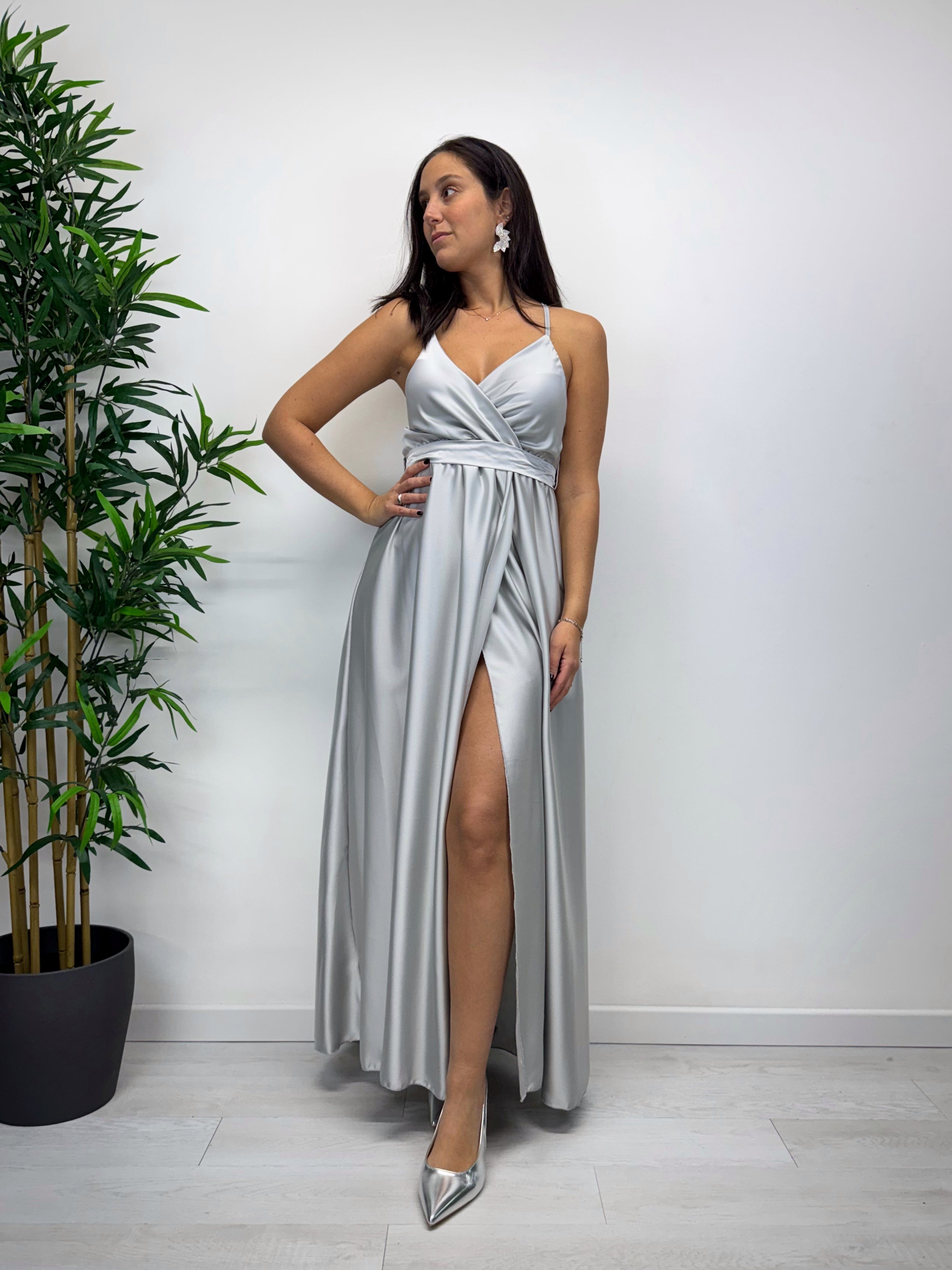 Abito ERICA grigio perla