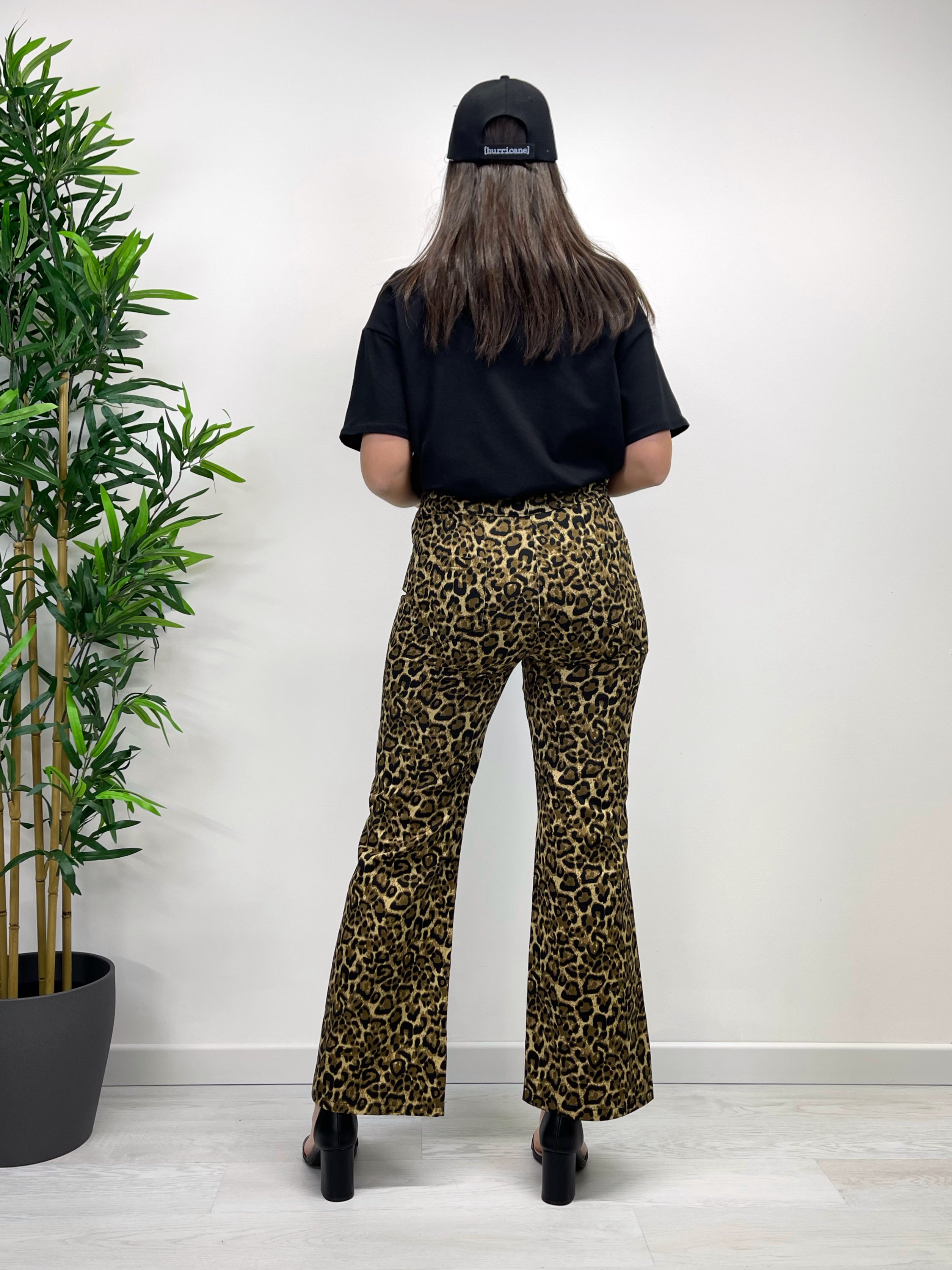 Jeans leopardato