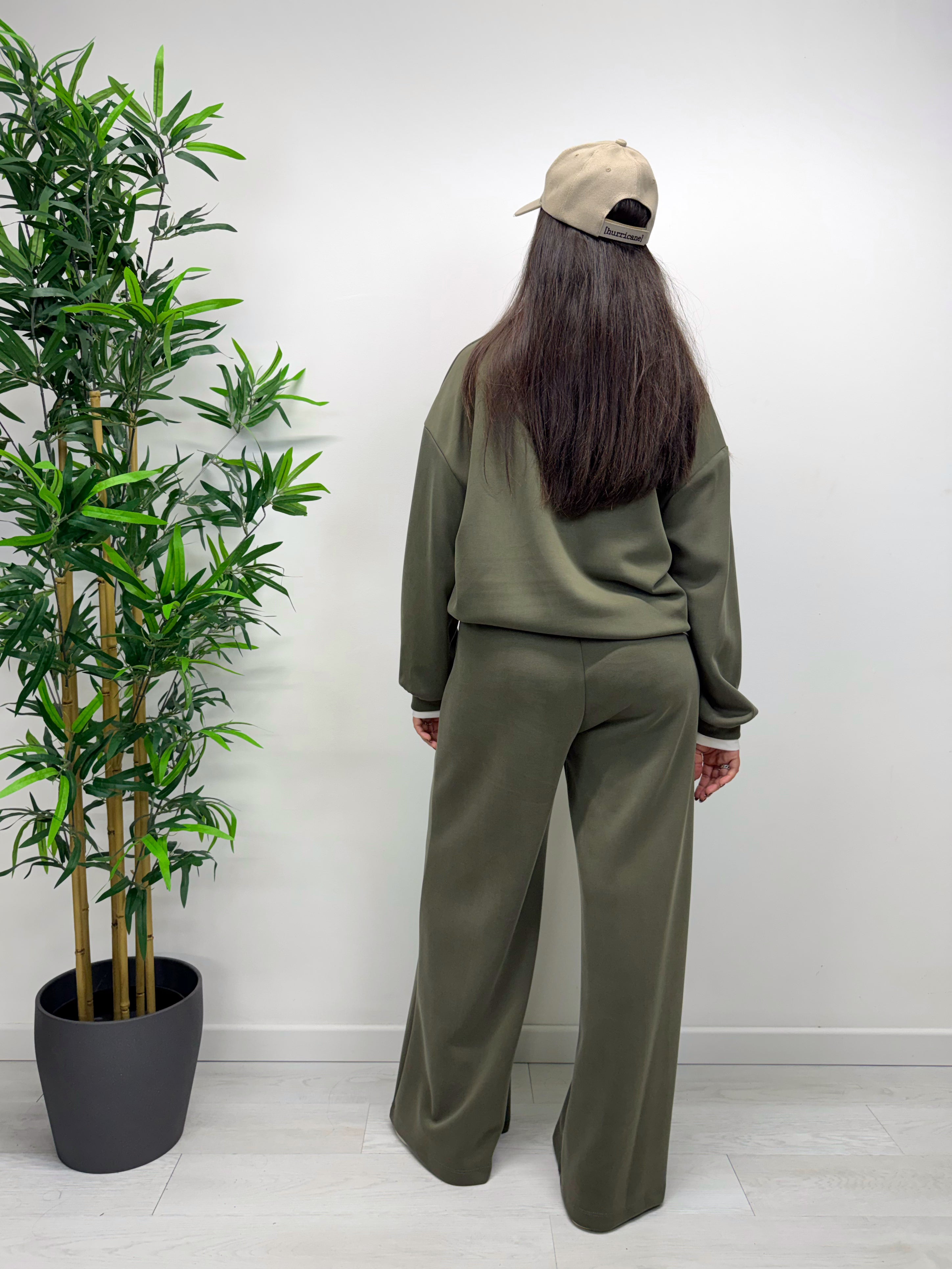 Pantaloni DOUBLE verde militare