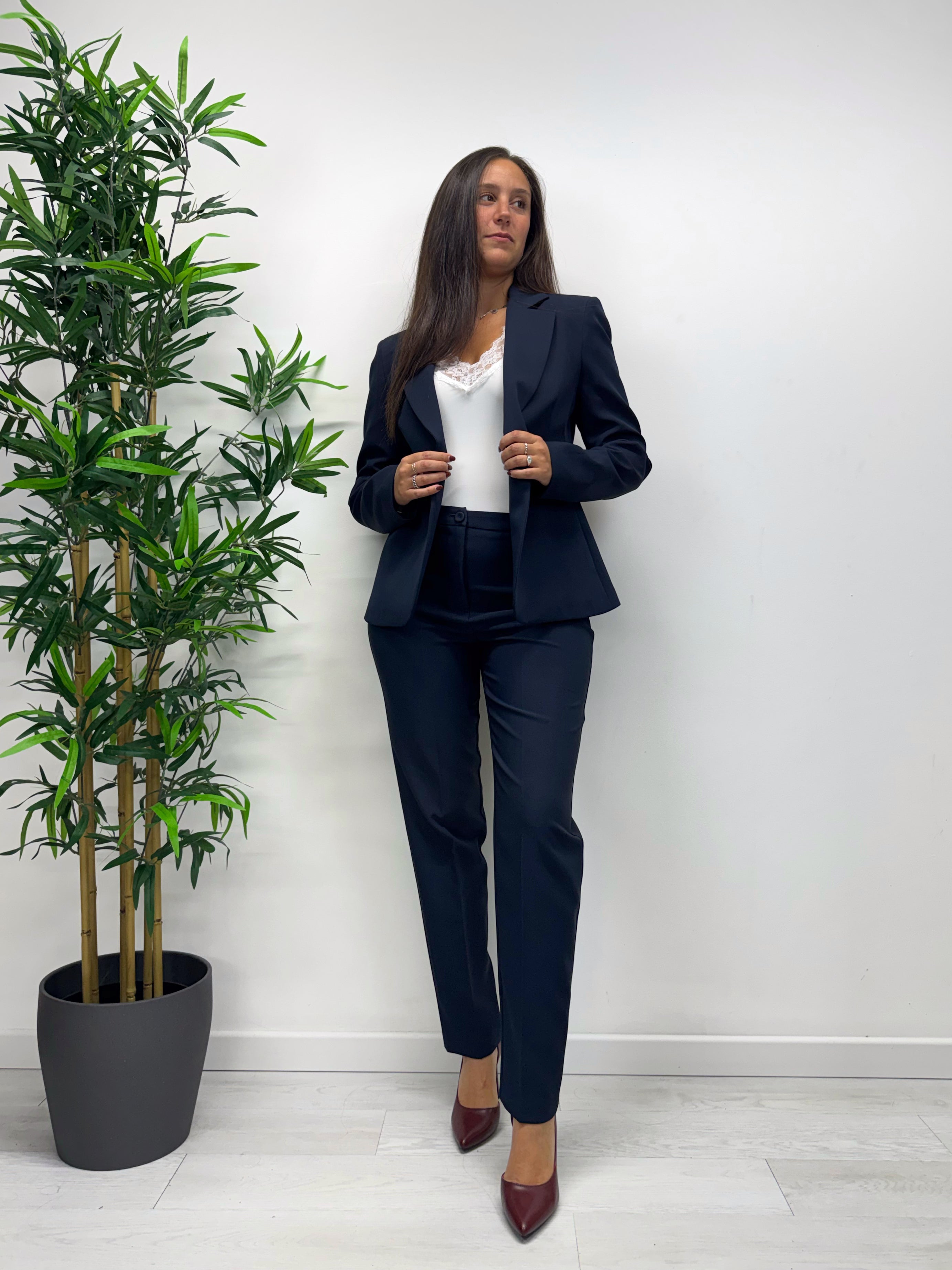 Tailleur kikisix CHRISTEL blu navy