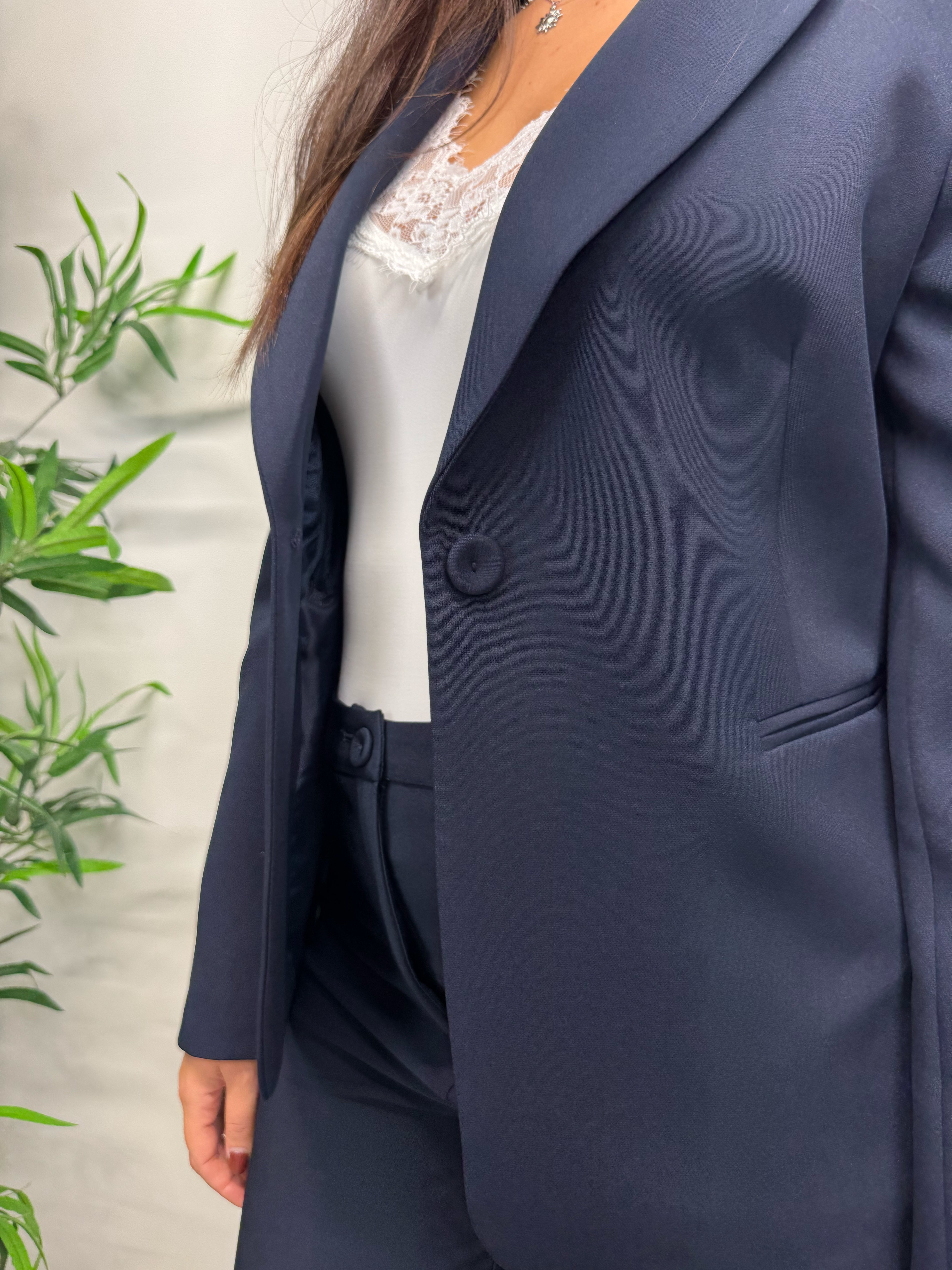 Tailleur kikisix CHRISTEL blu navy