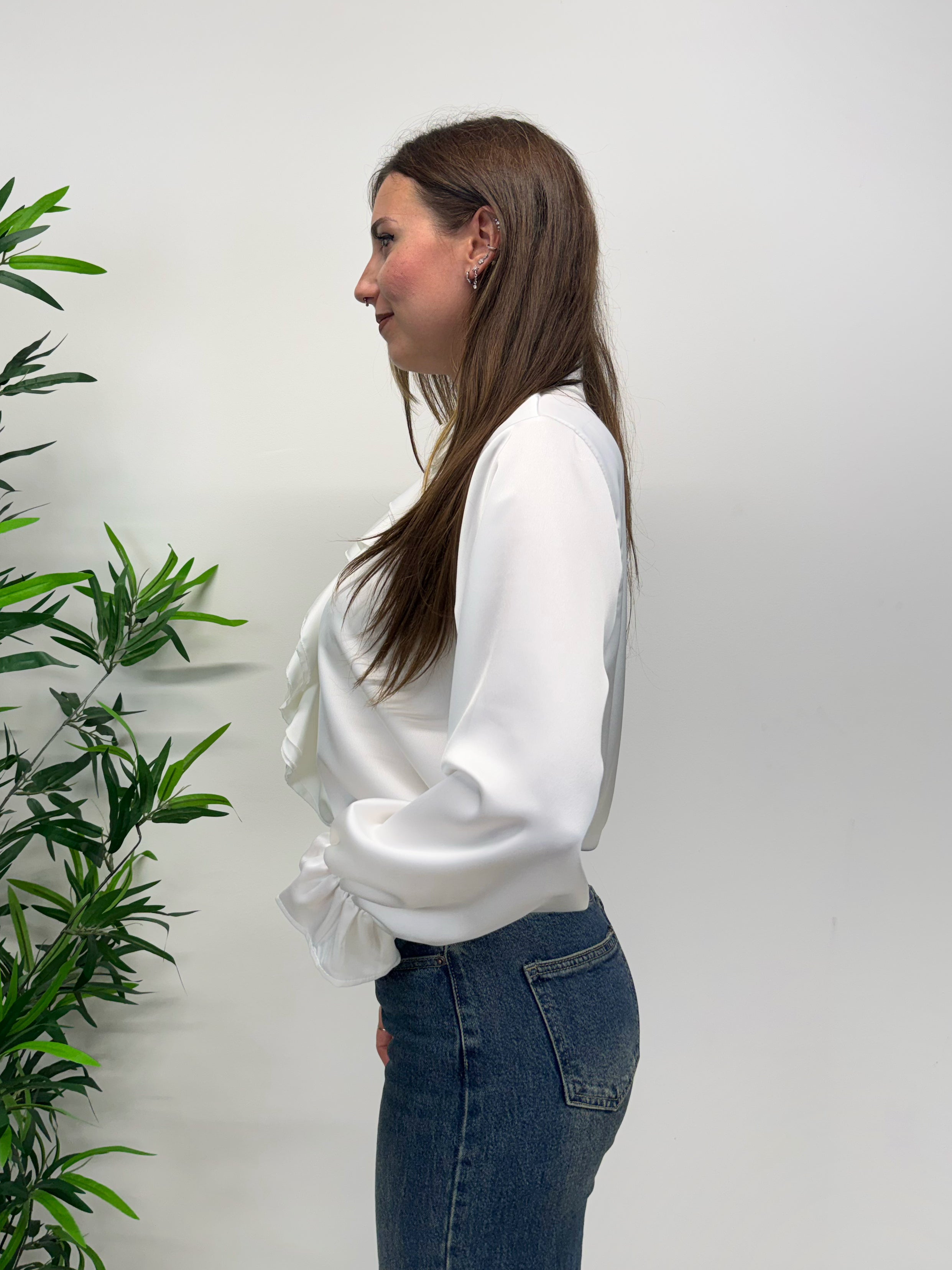 Blusa fru fru +colori