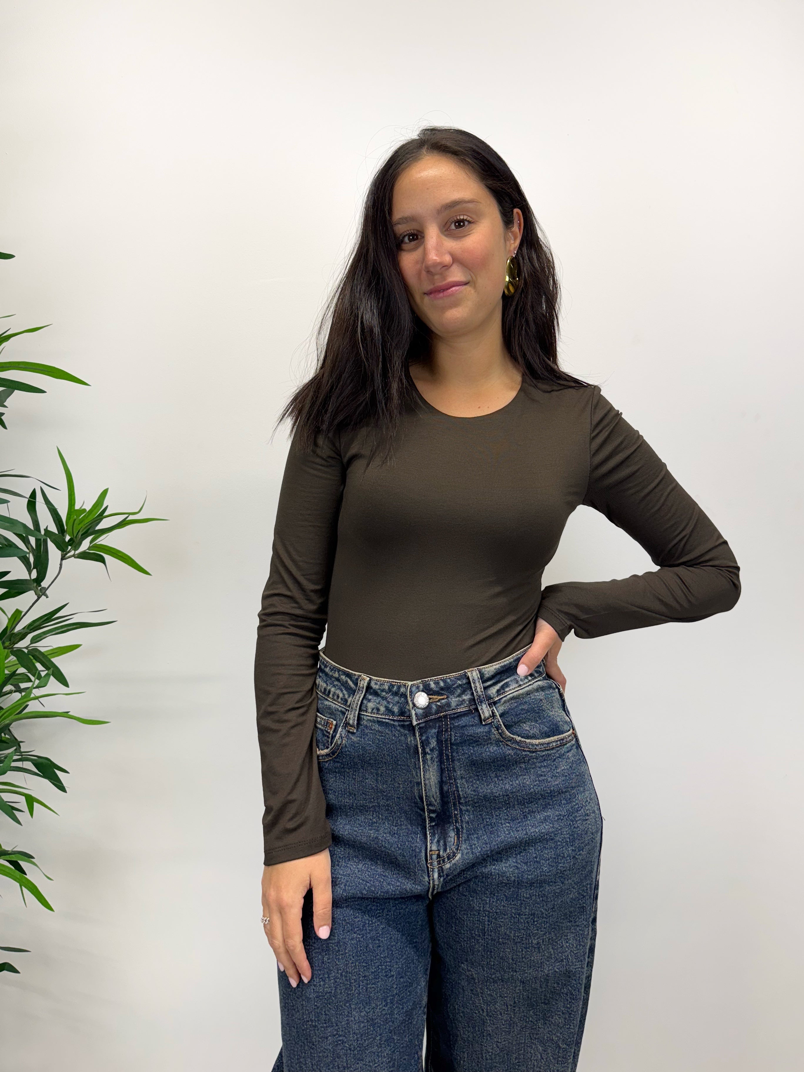 Body basico a manica lunga +colori