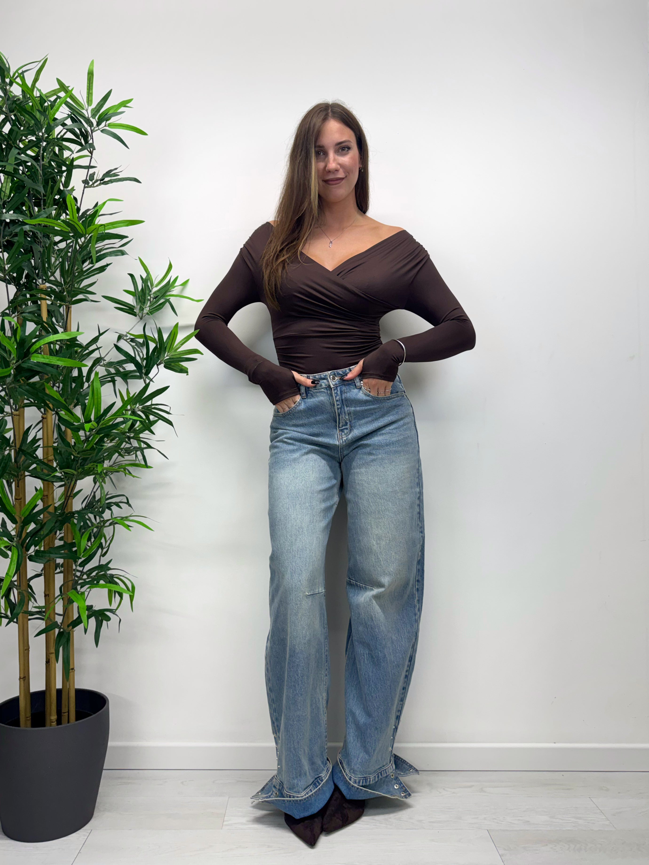 Body scollo incrociato +colori