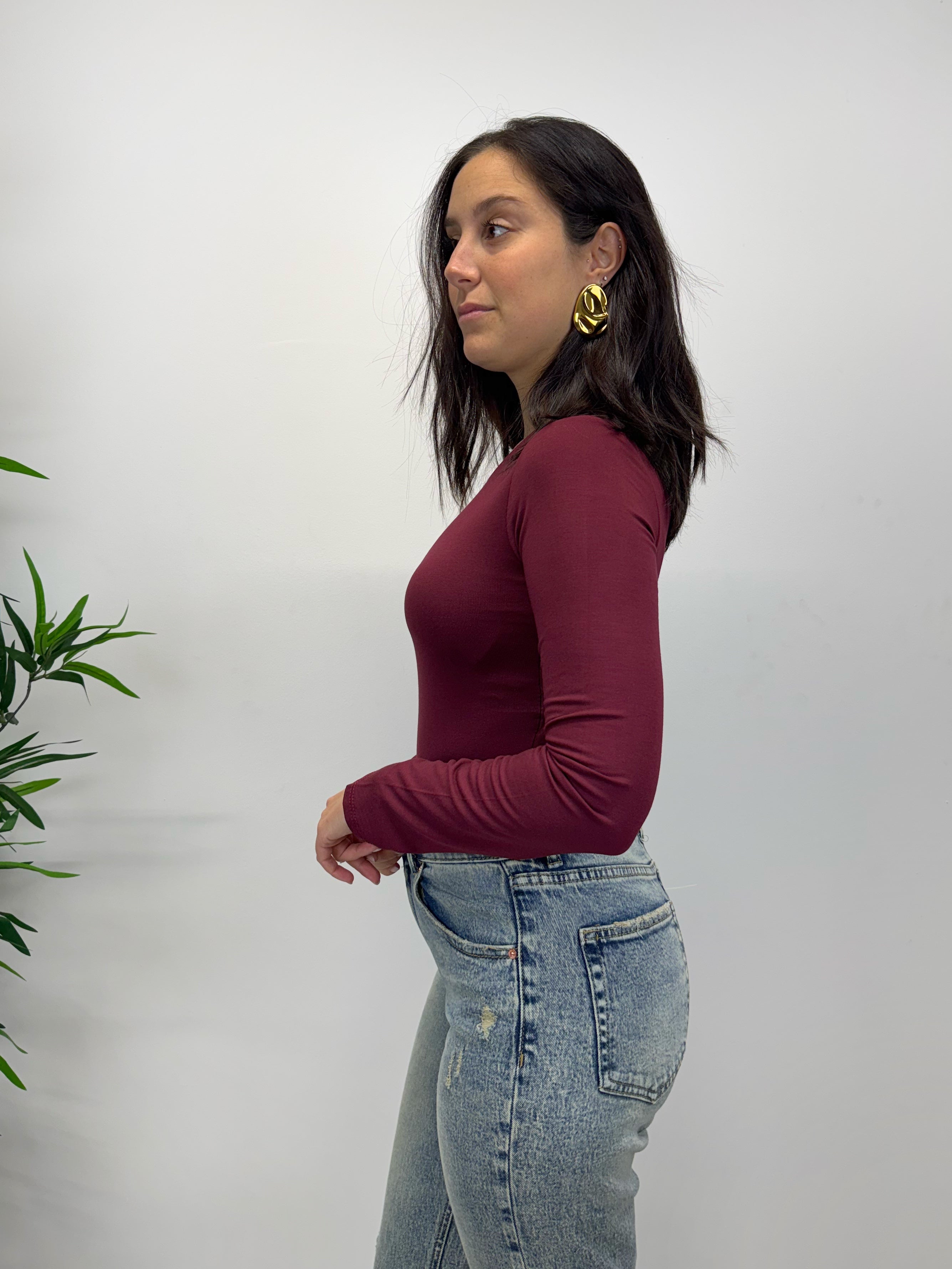 Body basico a manica lunga +colori