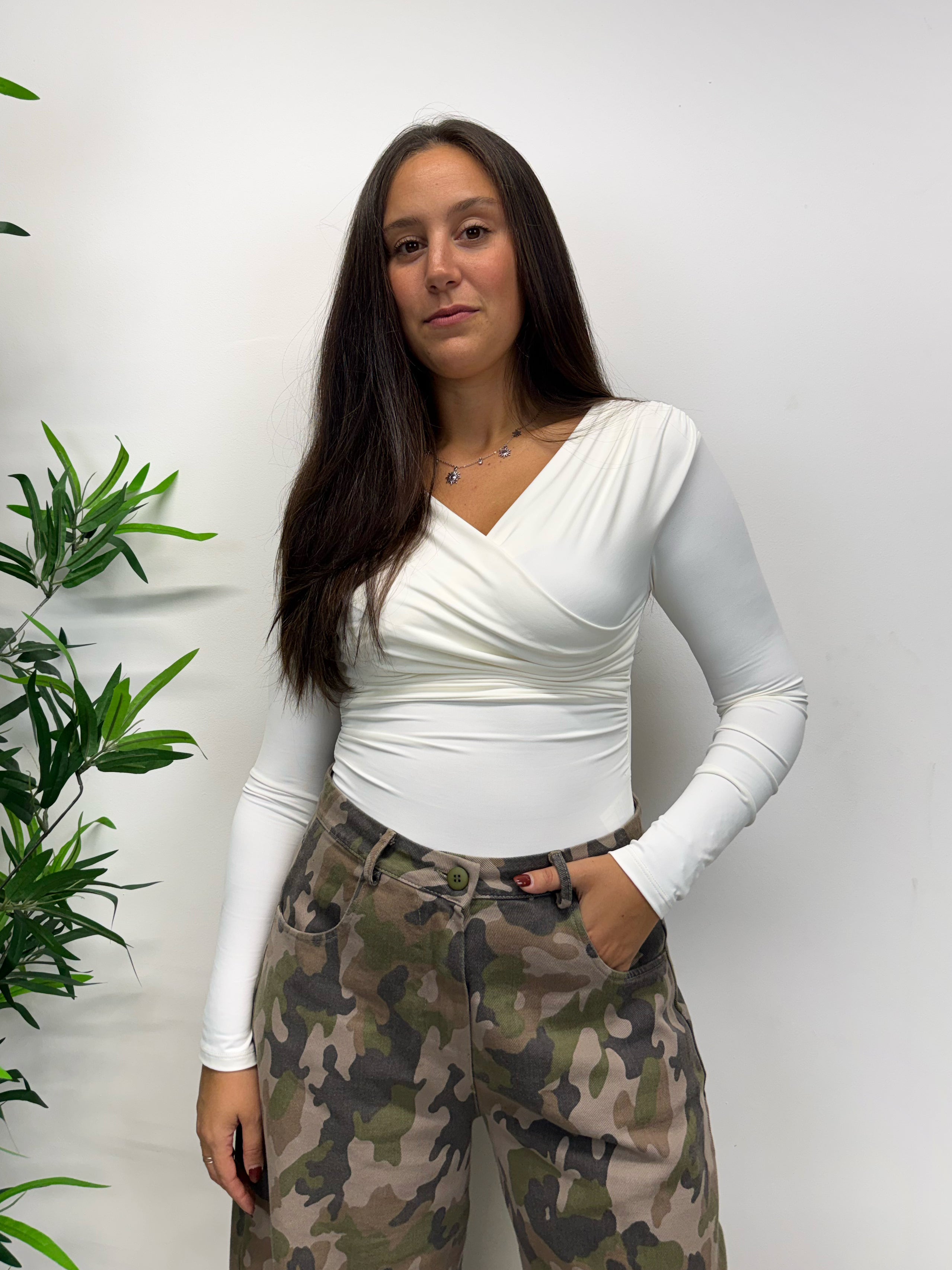 Body scollo incrociato +colori