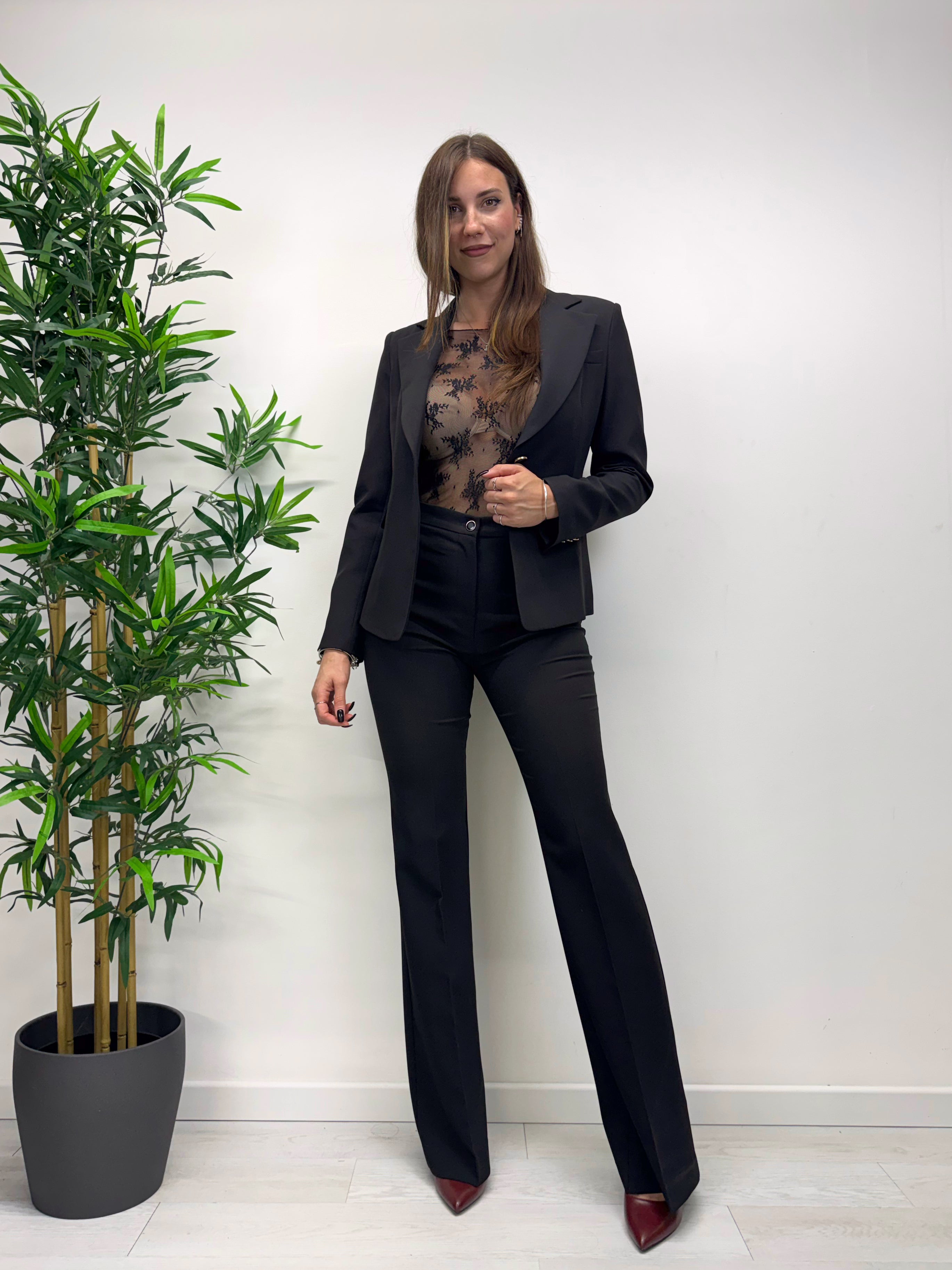 Giacca slim kikisix con bottone smaltato