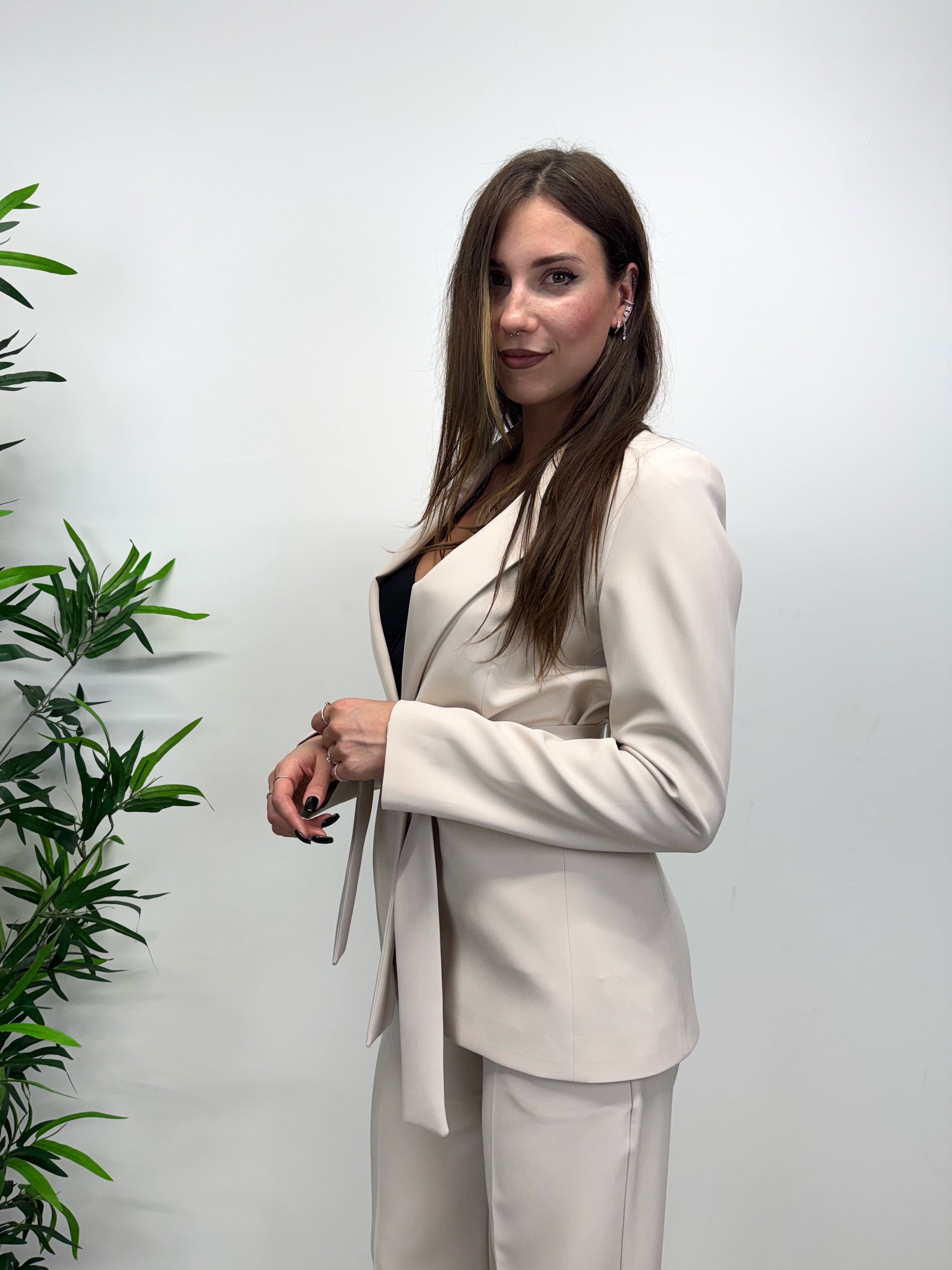 Tailleur kikisix con giacca kimono