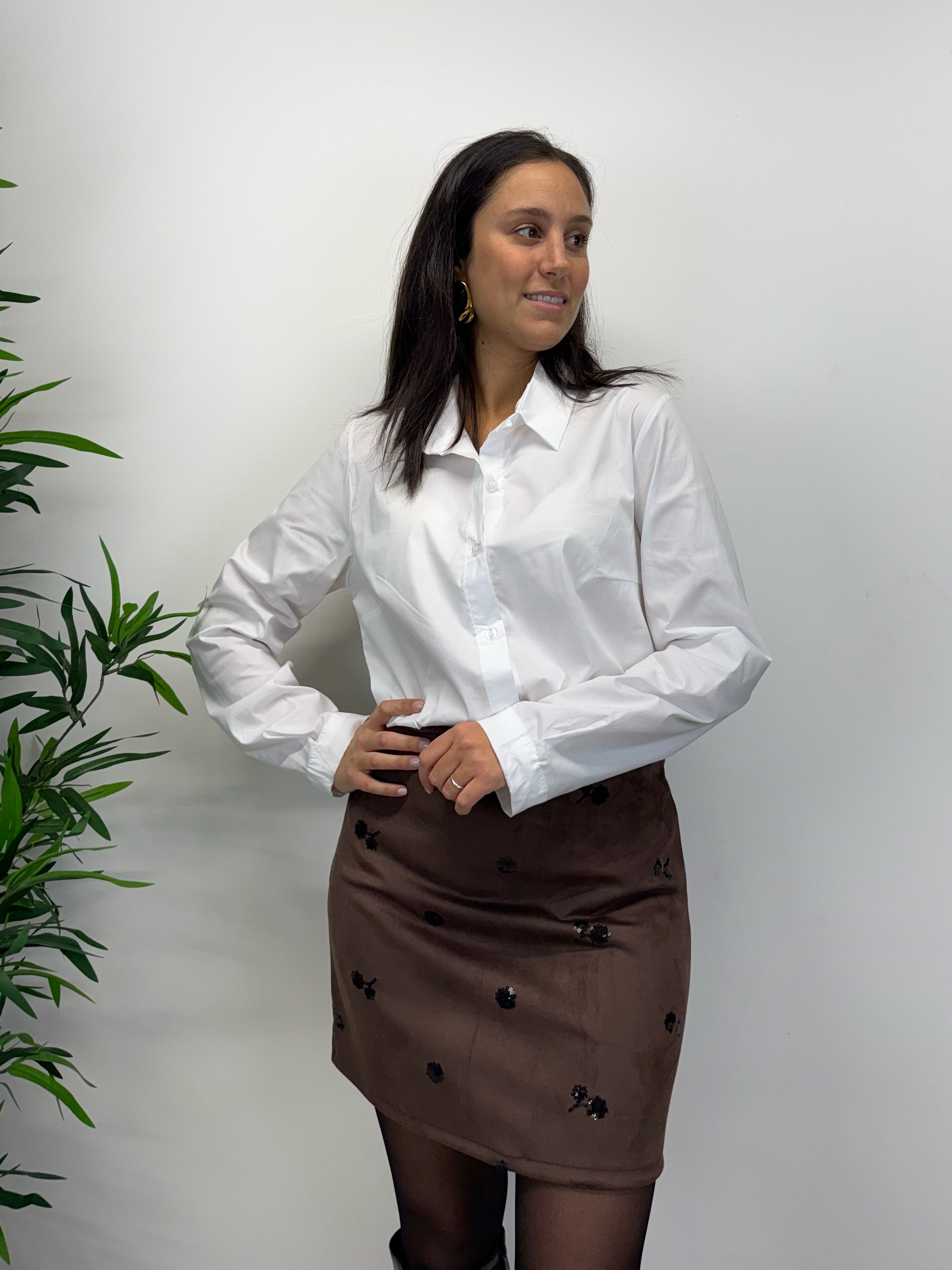 Camicia basic bianca