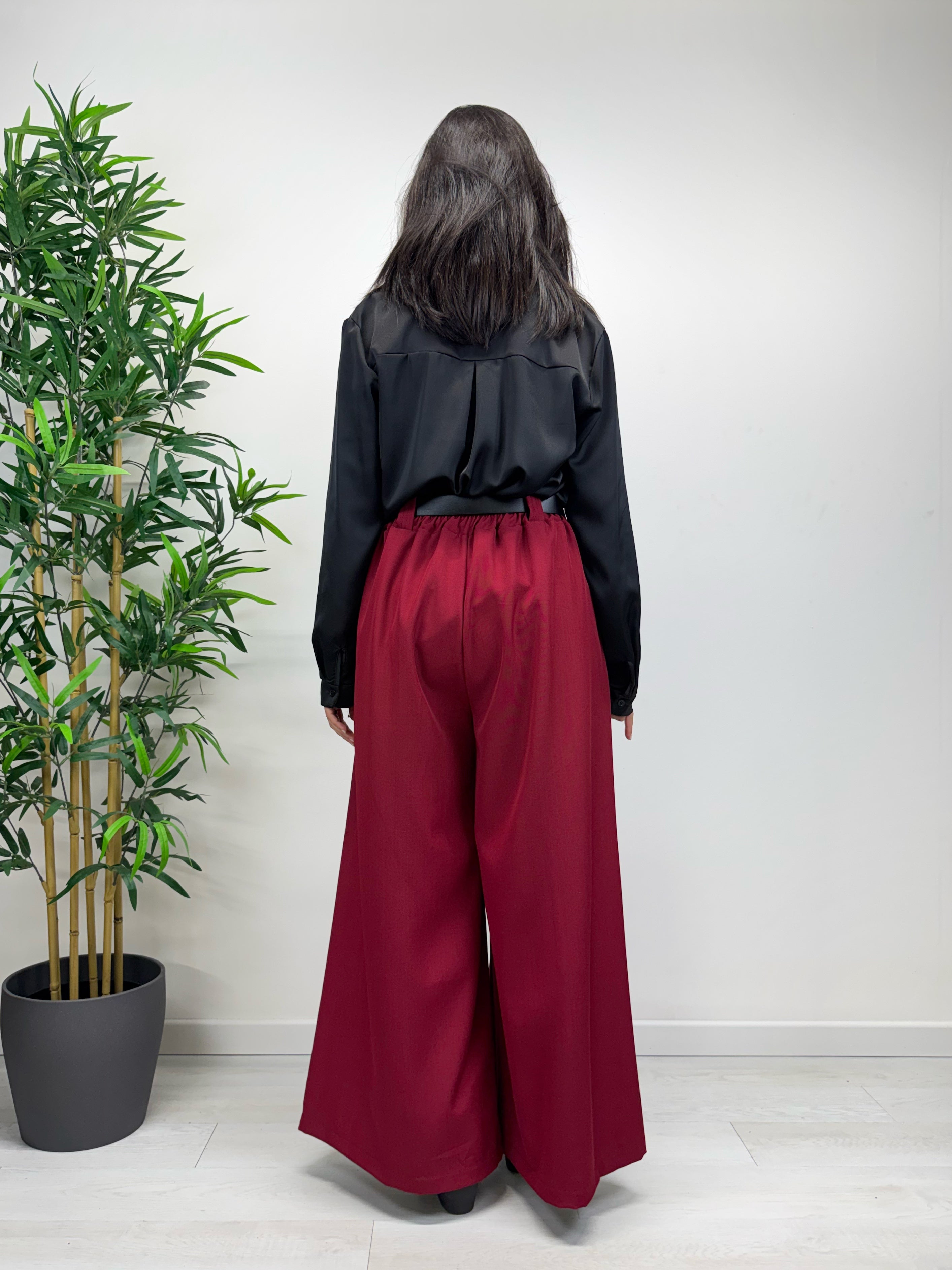 Pantaloni a palazzo ORION fragola