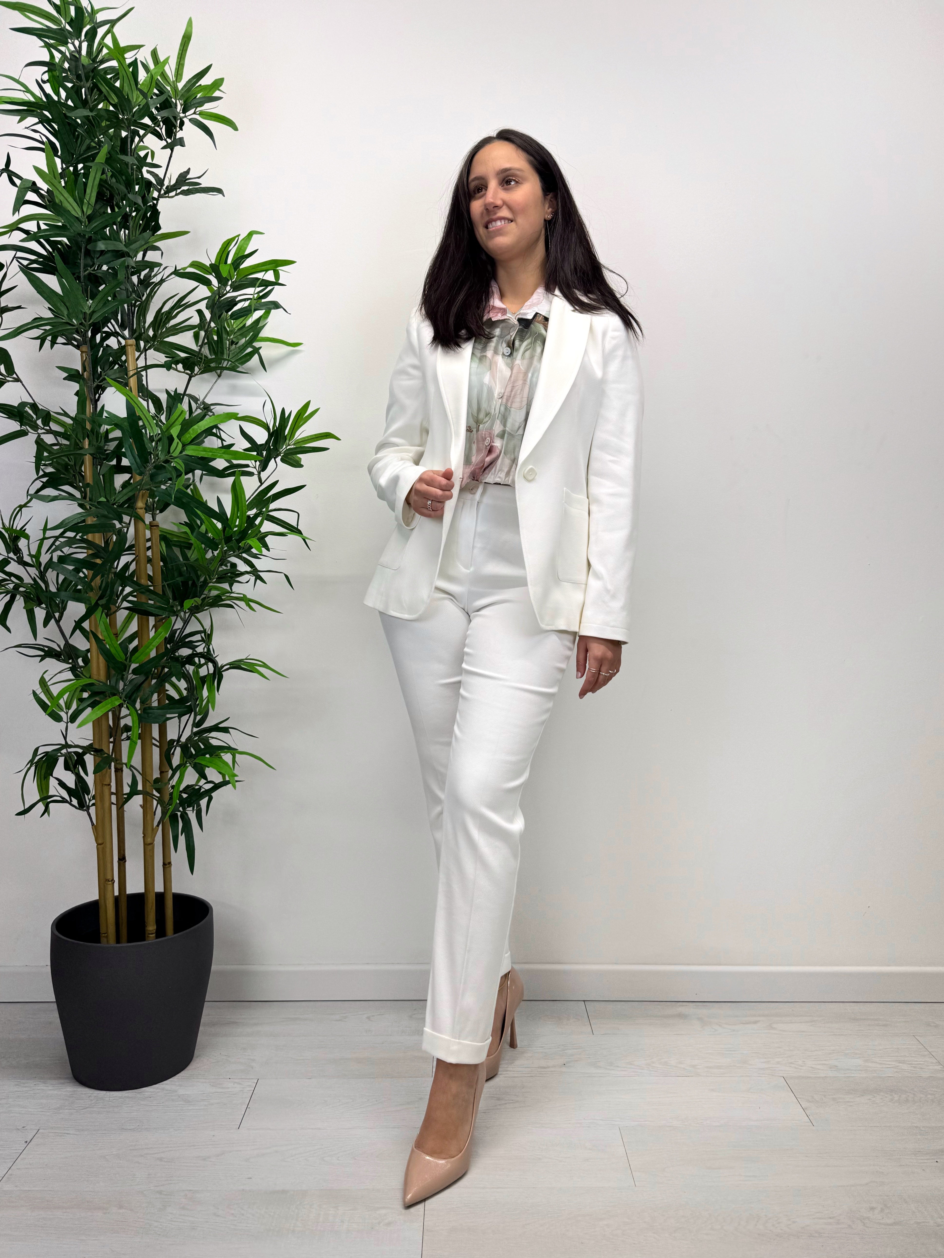 Pantaloni CHIARA bianchi