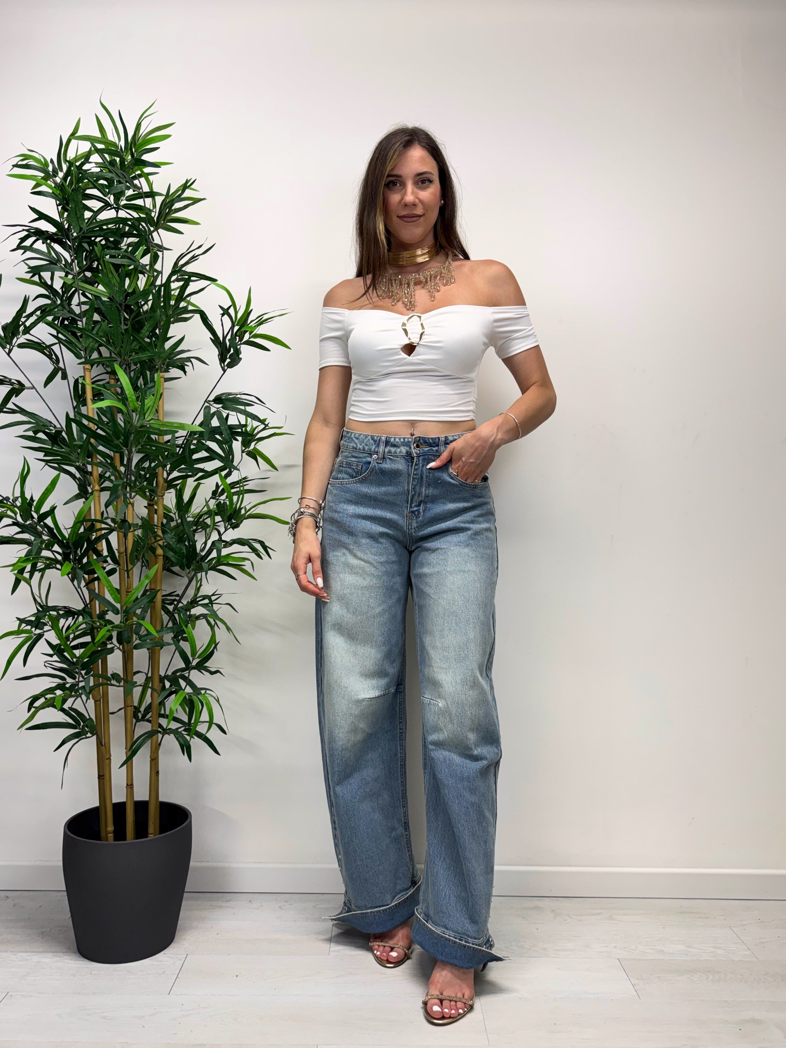 Crop top NAIF +colori