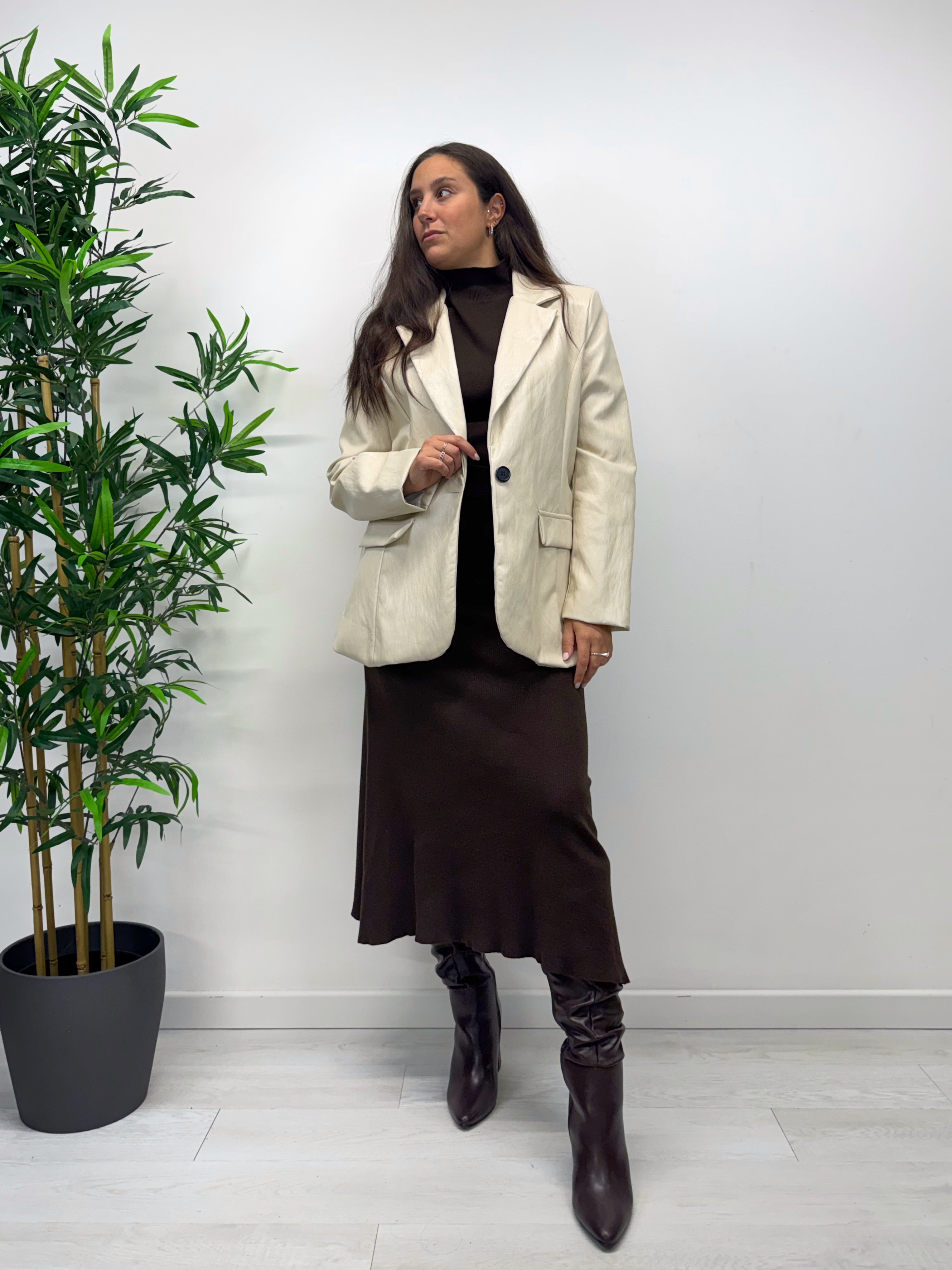 Coordinato in maglina moro