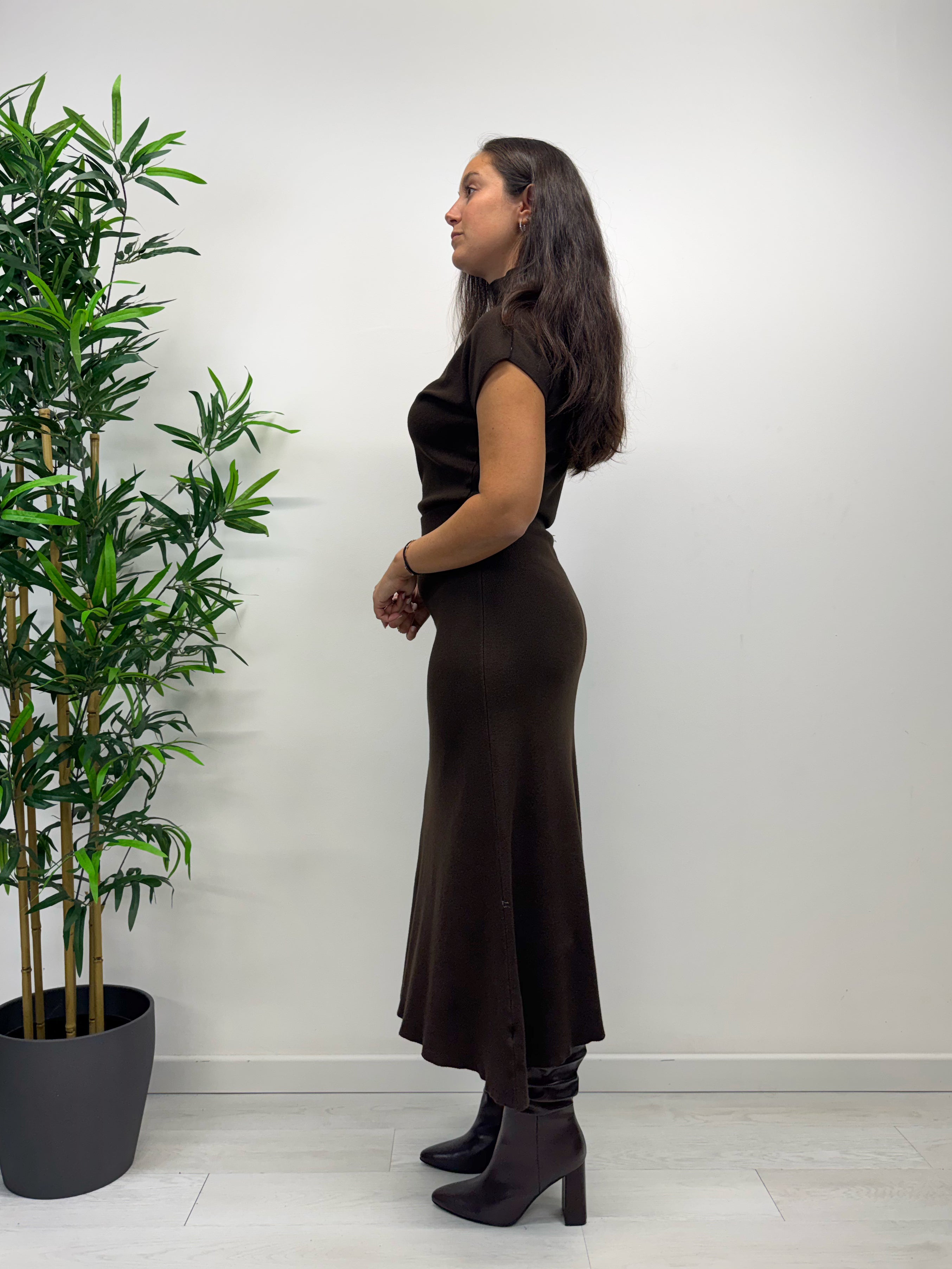 Coordinato in maglina moro