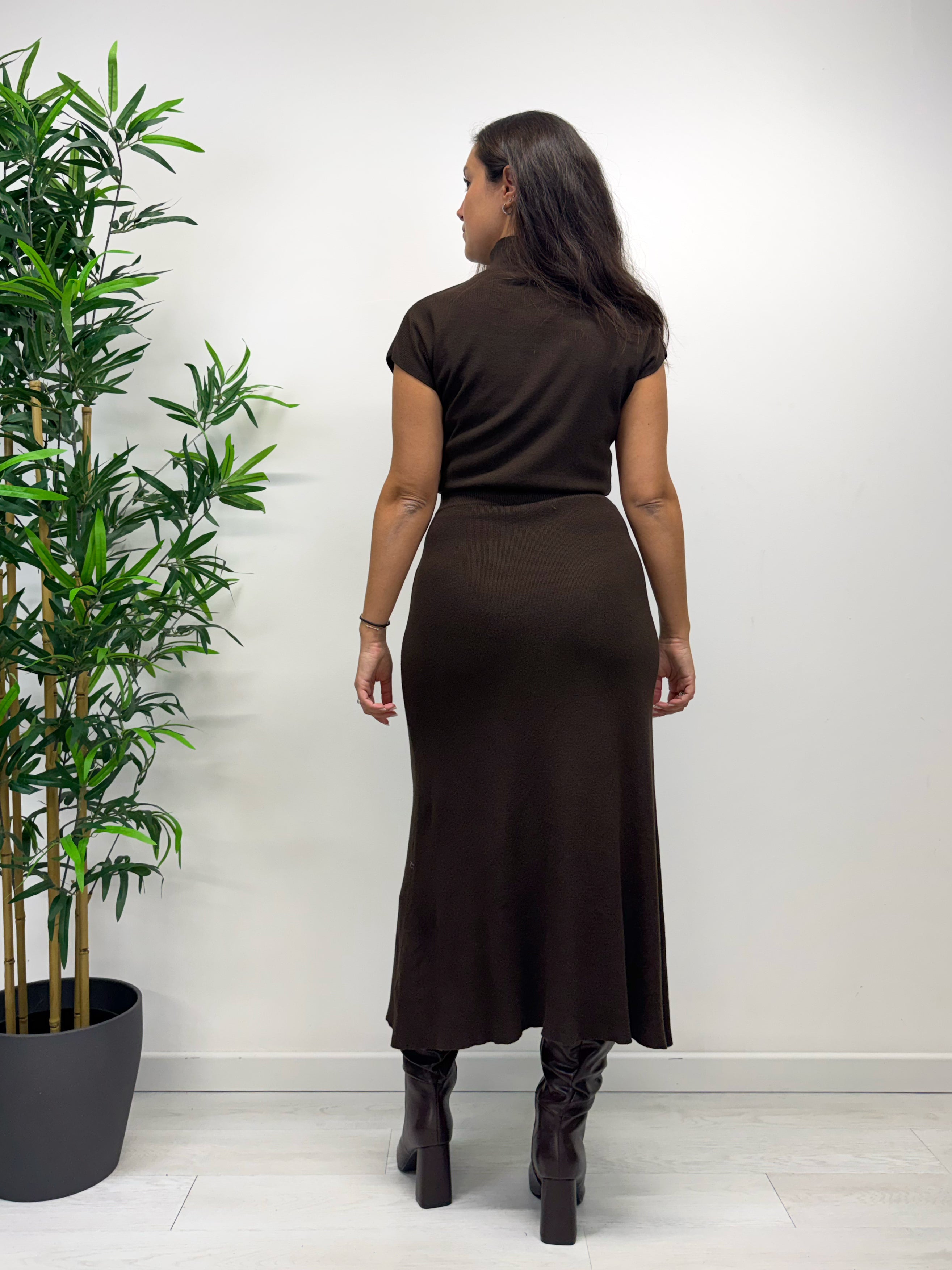 Coordinato in maglina moro