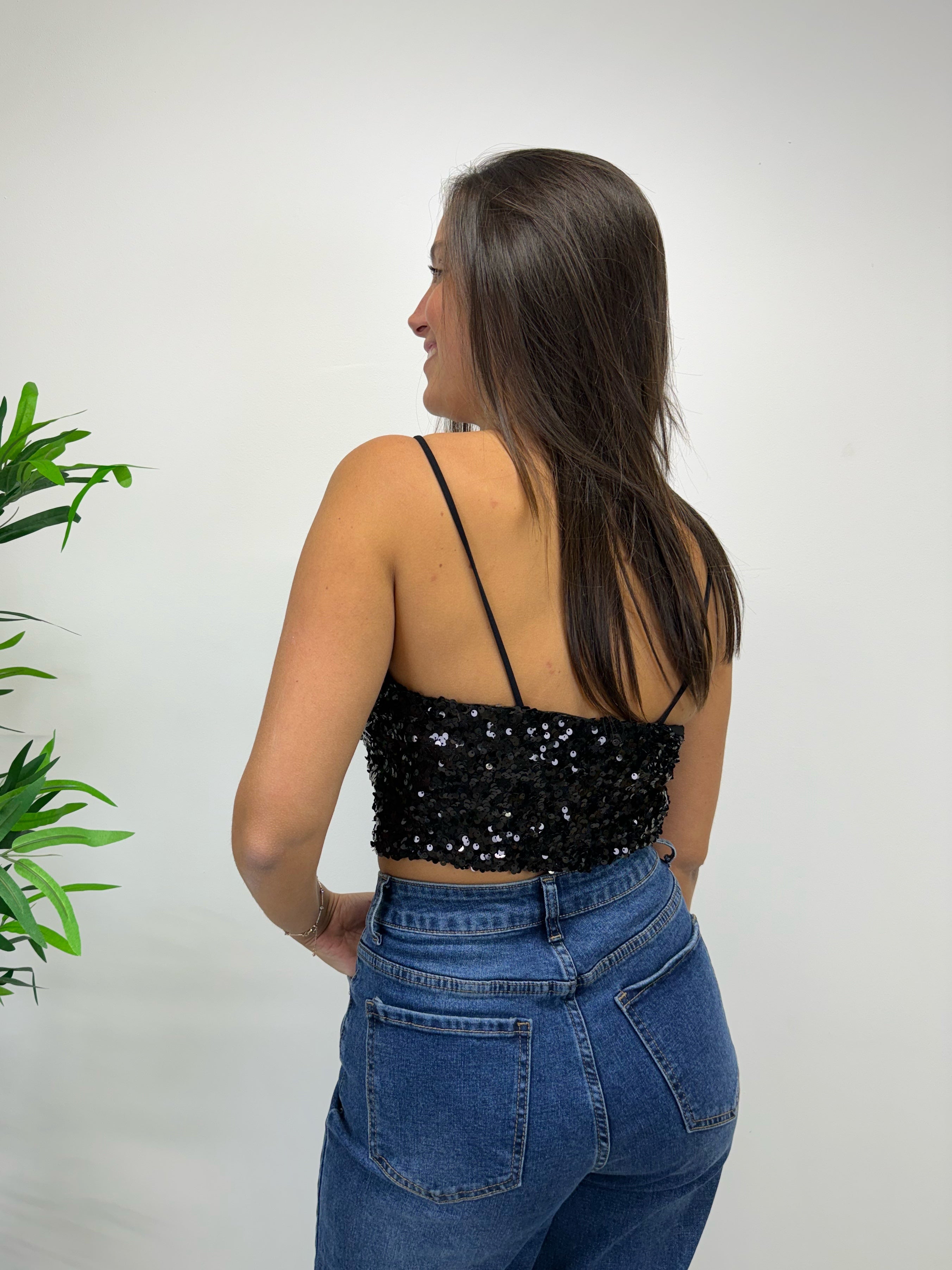 Top in paillettes +colori