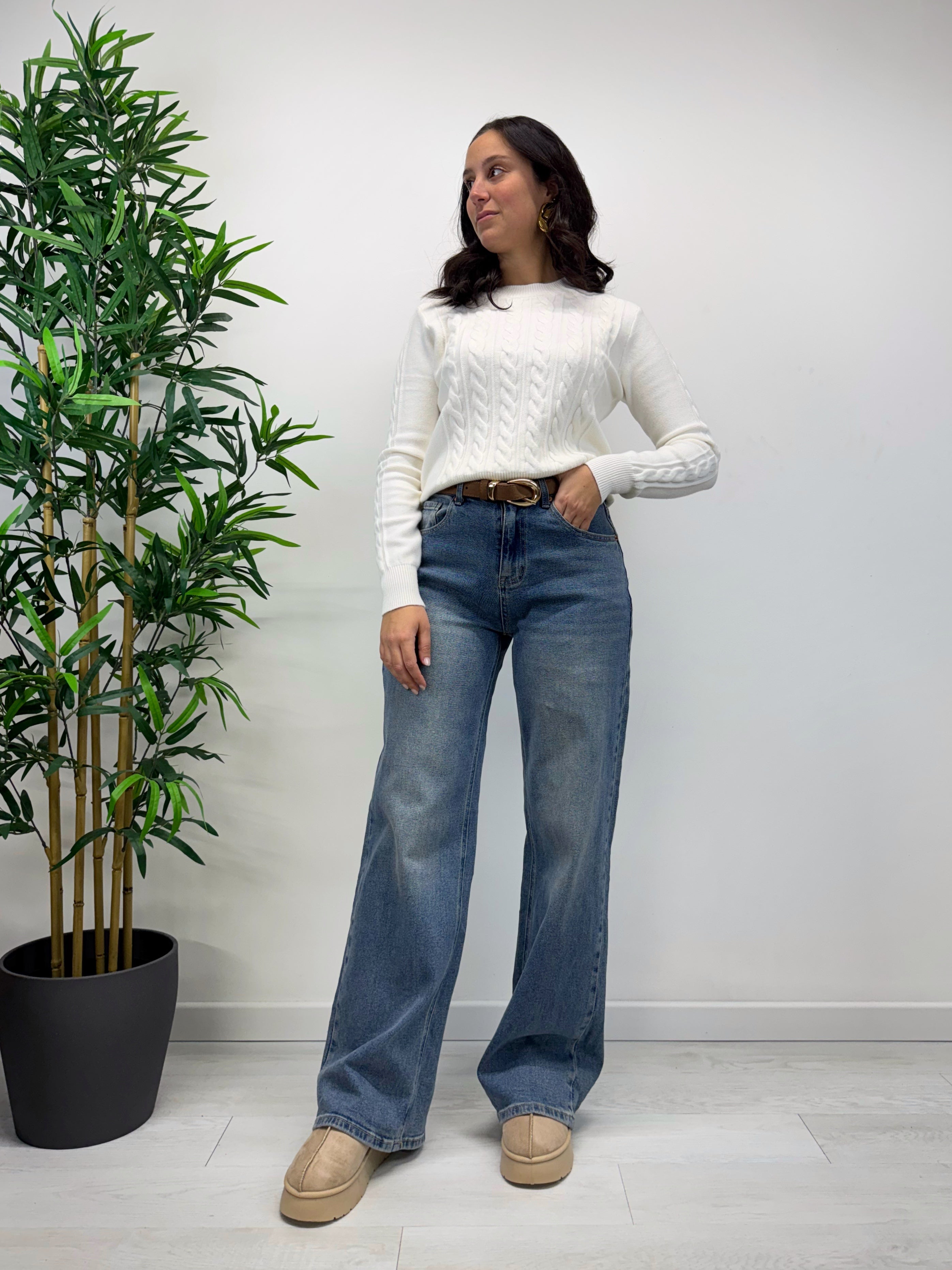 Ciabatta con pelo nude