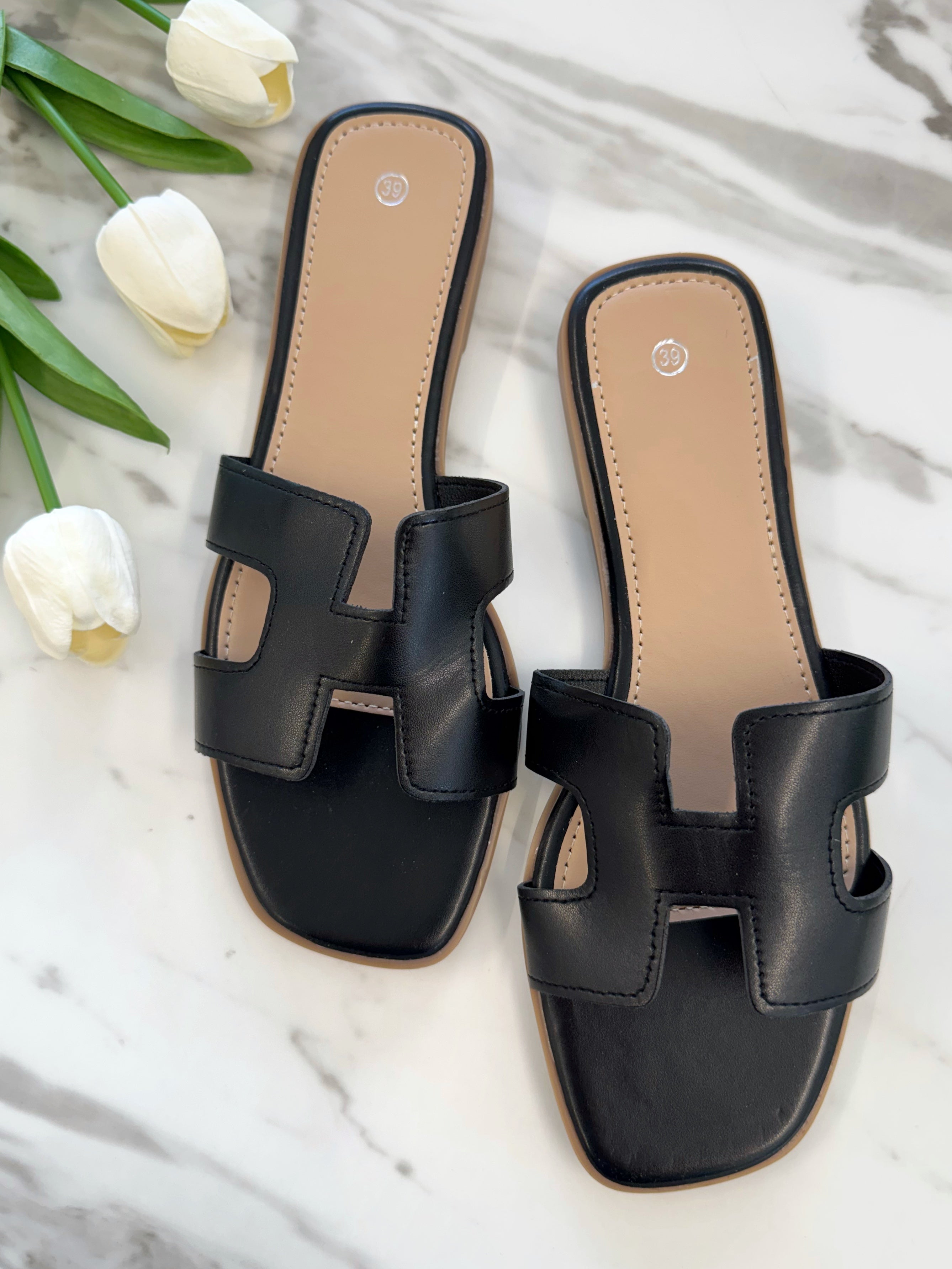 Ciabattina SUMMER nera