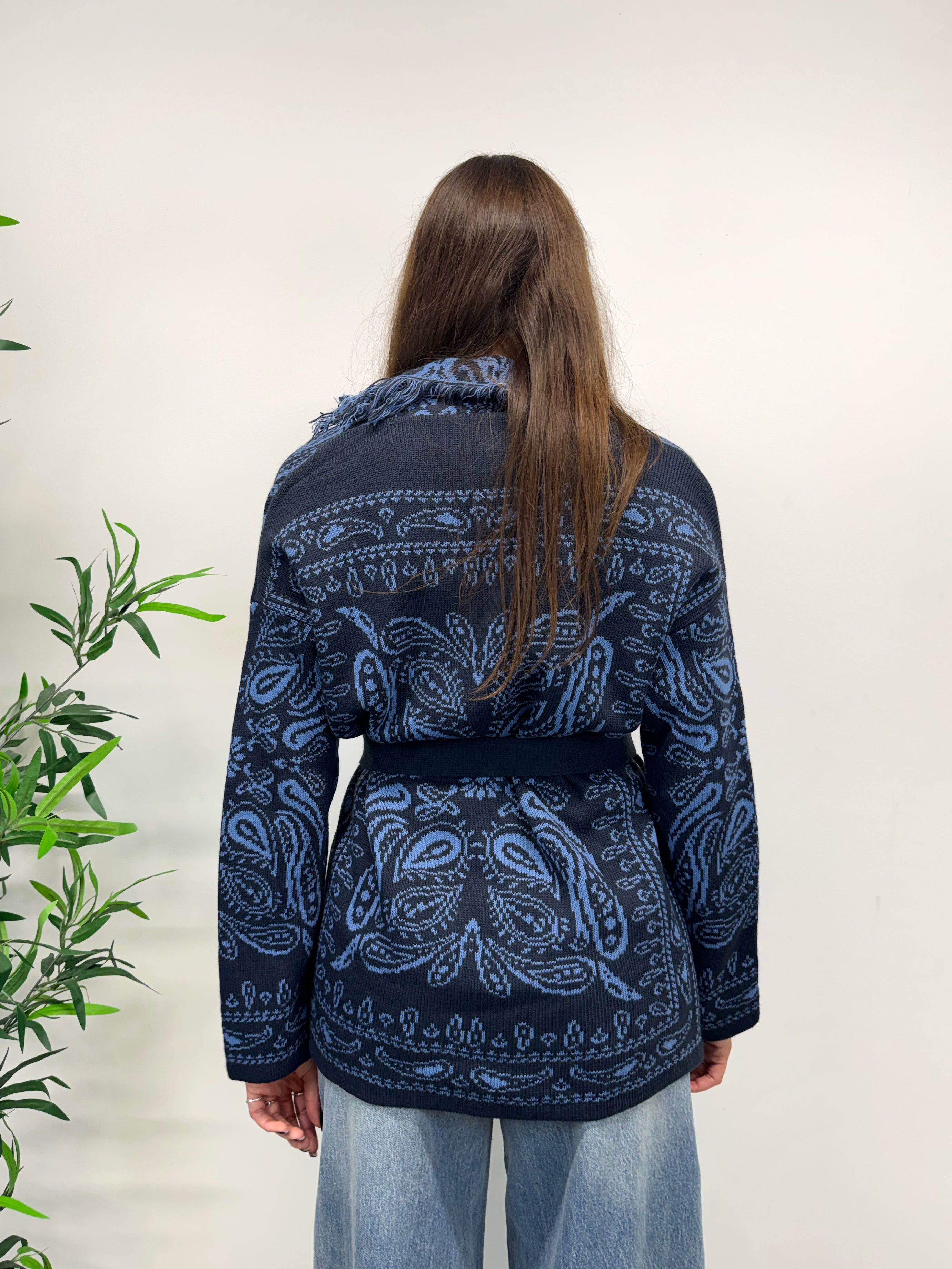 Cardigan CHUCKY blu/avio