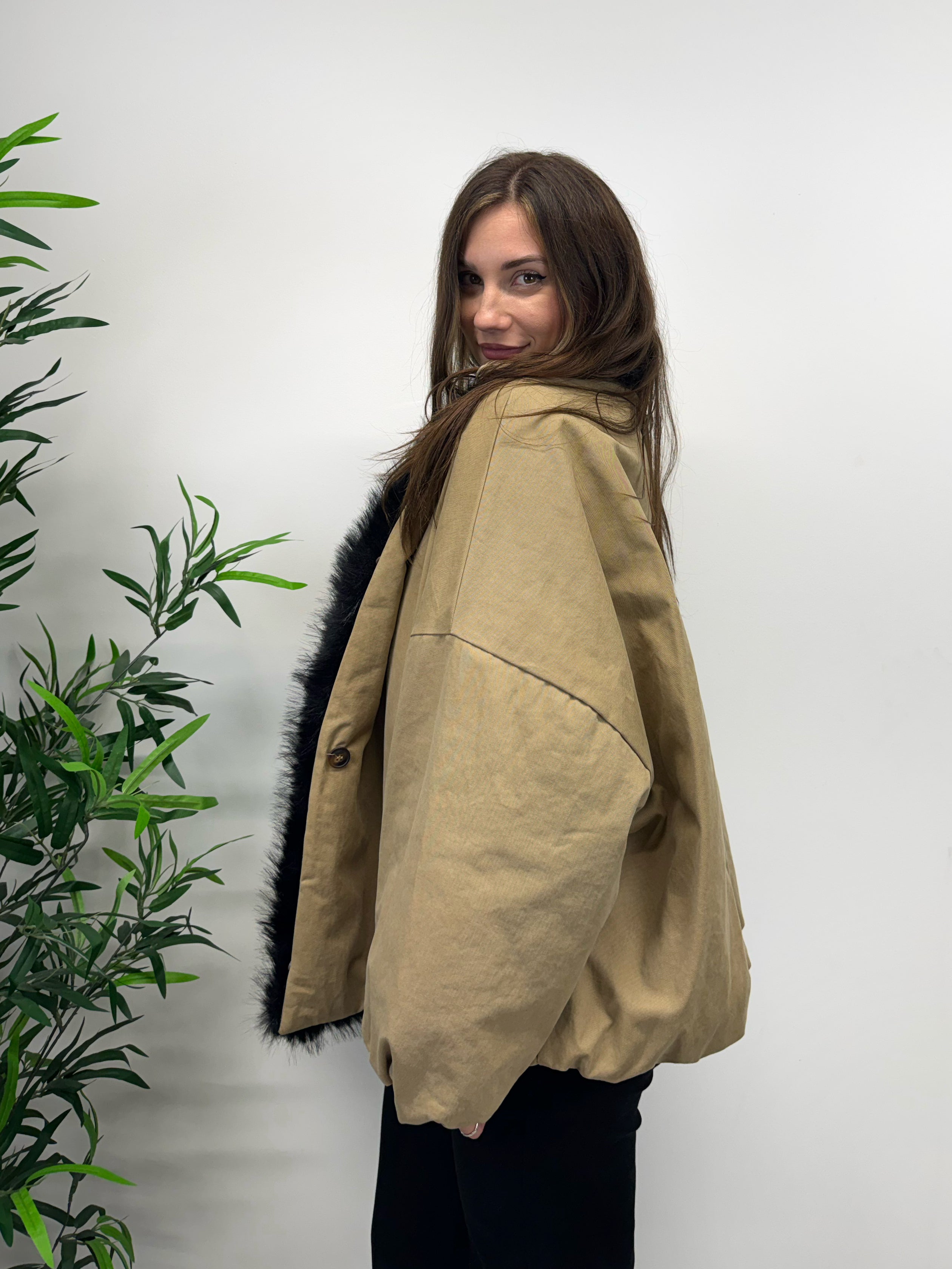 Bomber OVERSIZE kikisix biscotto