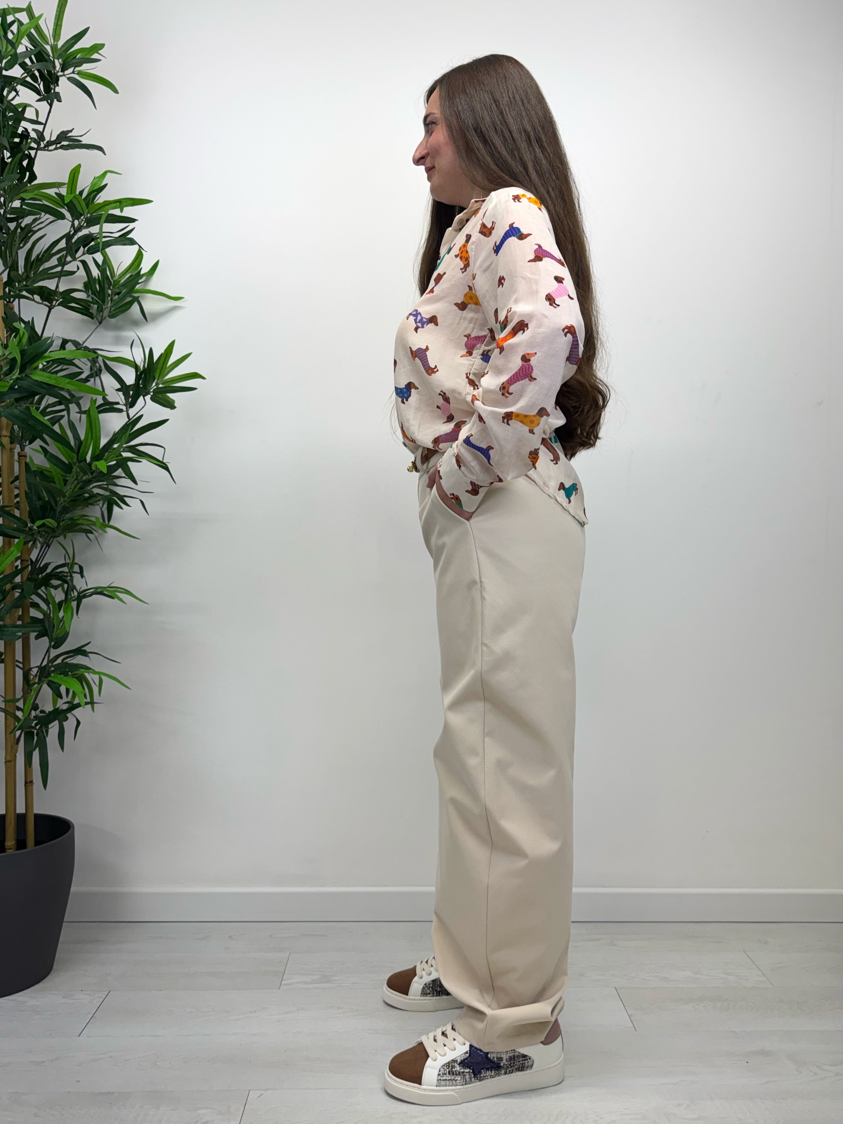 Pantaloni MERIDA beige