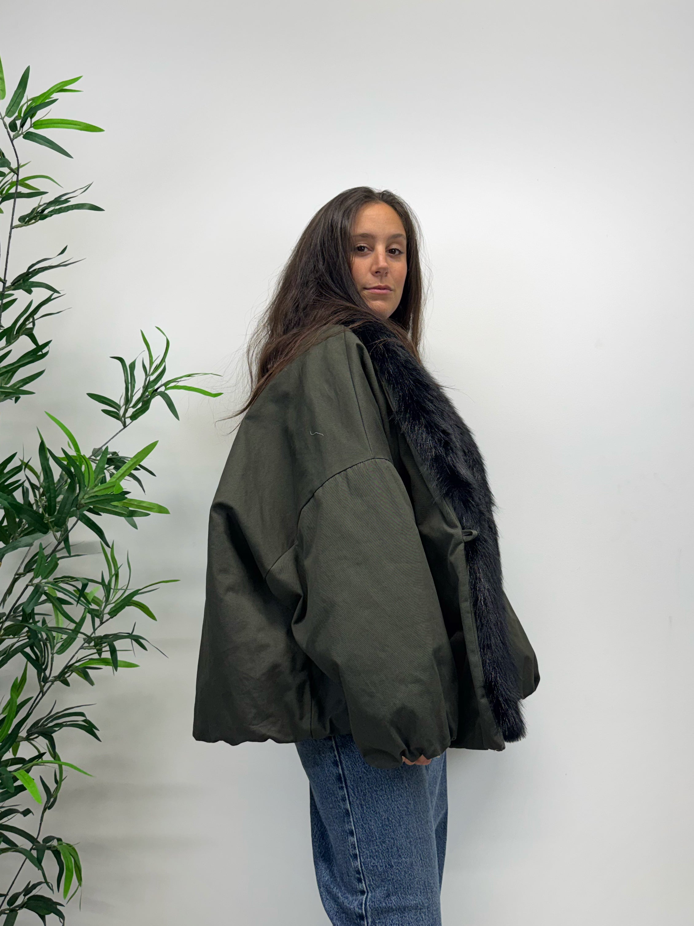 Bomber OVERSIZE kikisix militare