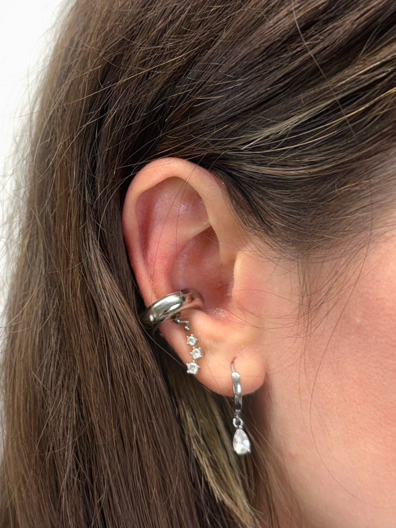 Ear cuff medio liscio +colori