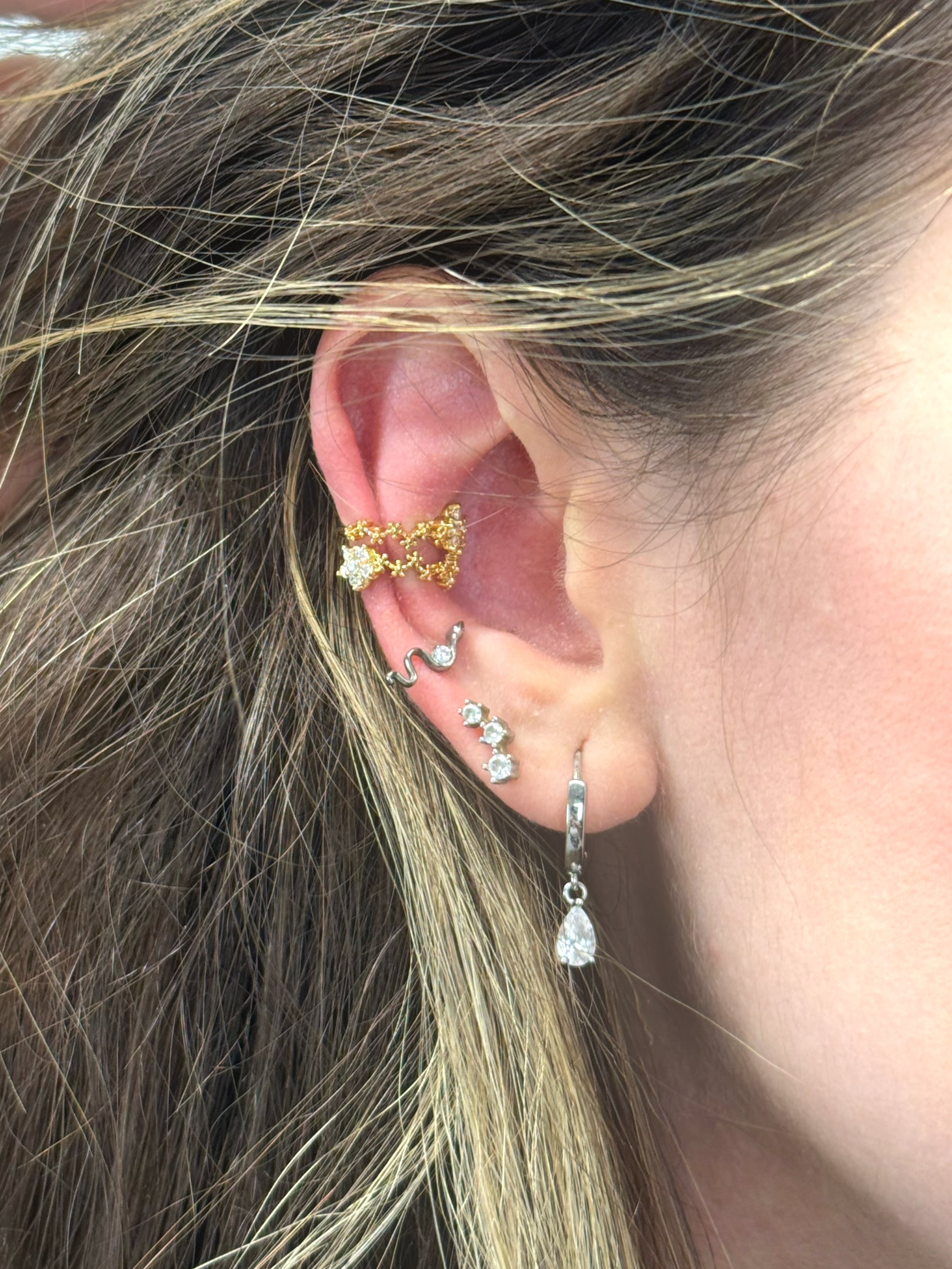 Ear cuff doppio +colori