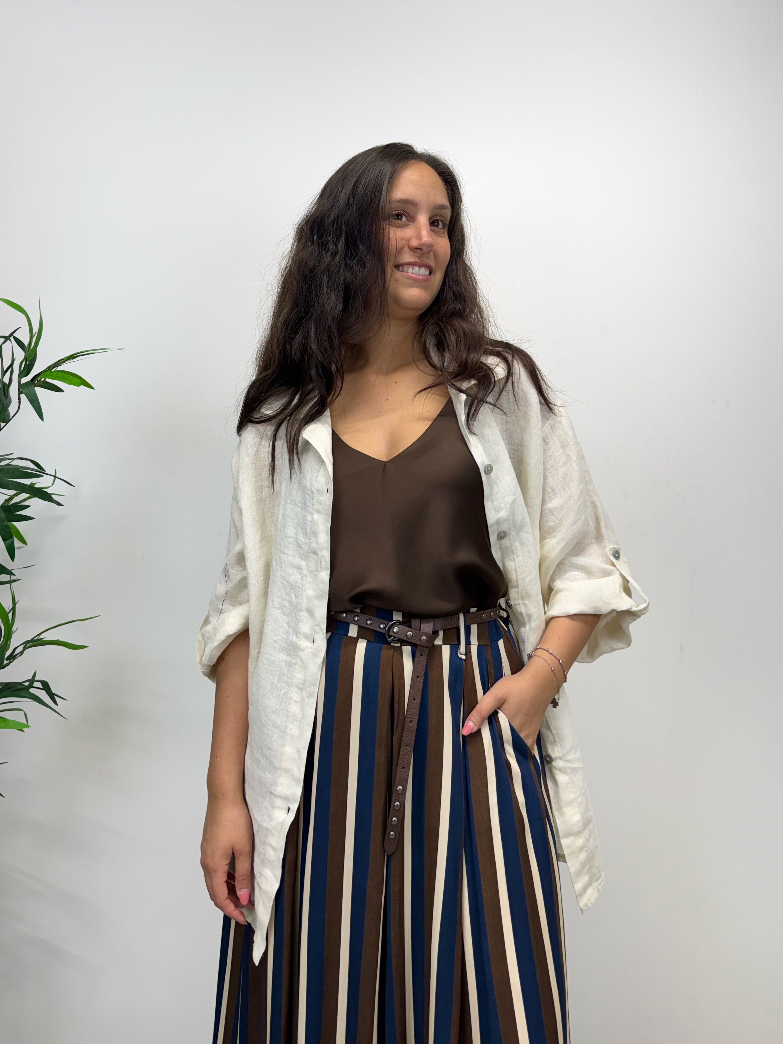 Camicia in lino +colori