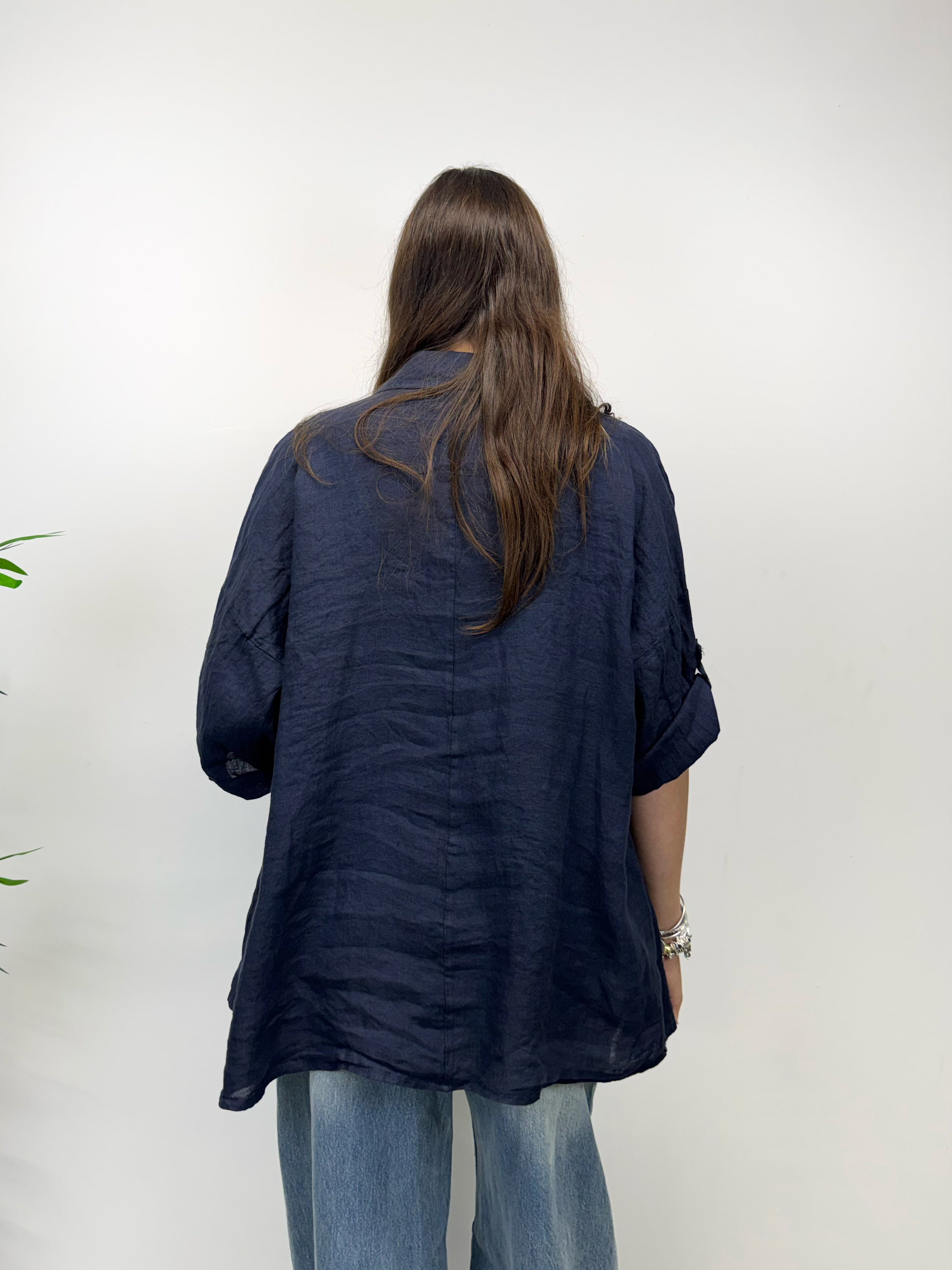 Camicia in lino +colori