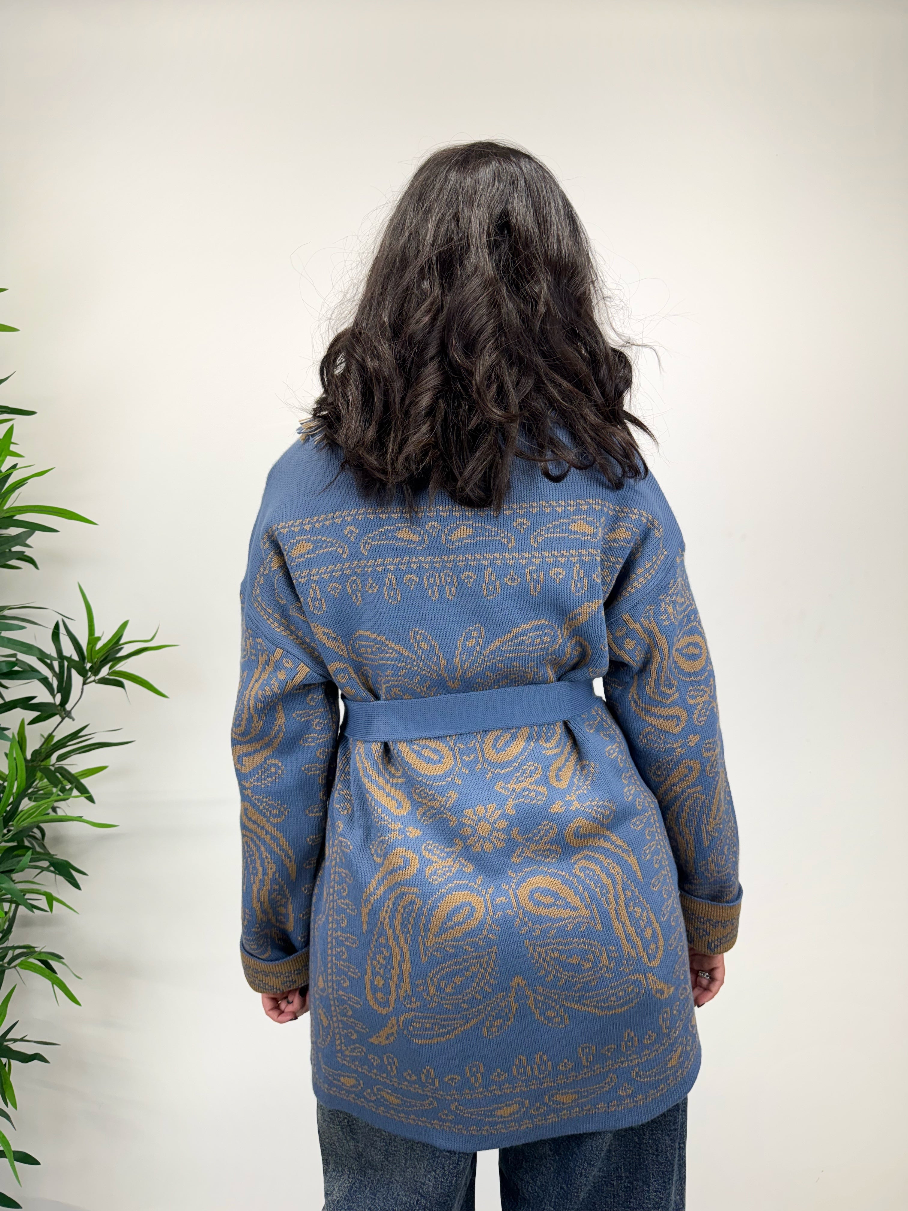 Cardigan CHUCKY avio e camel