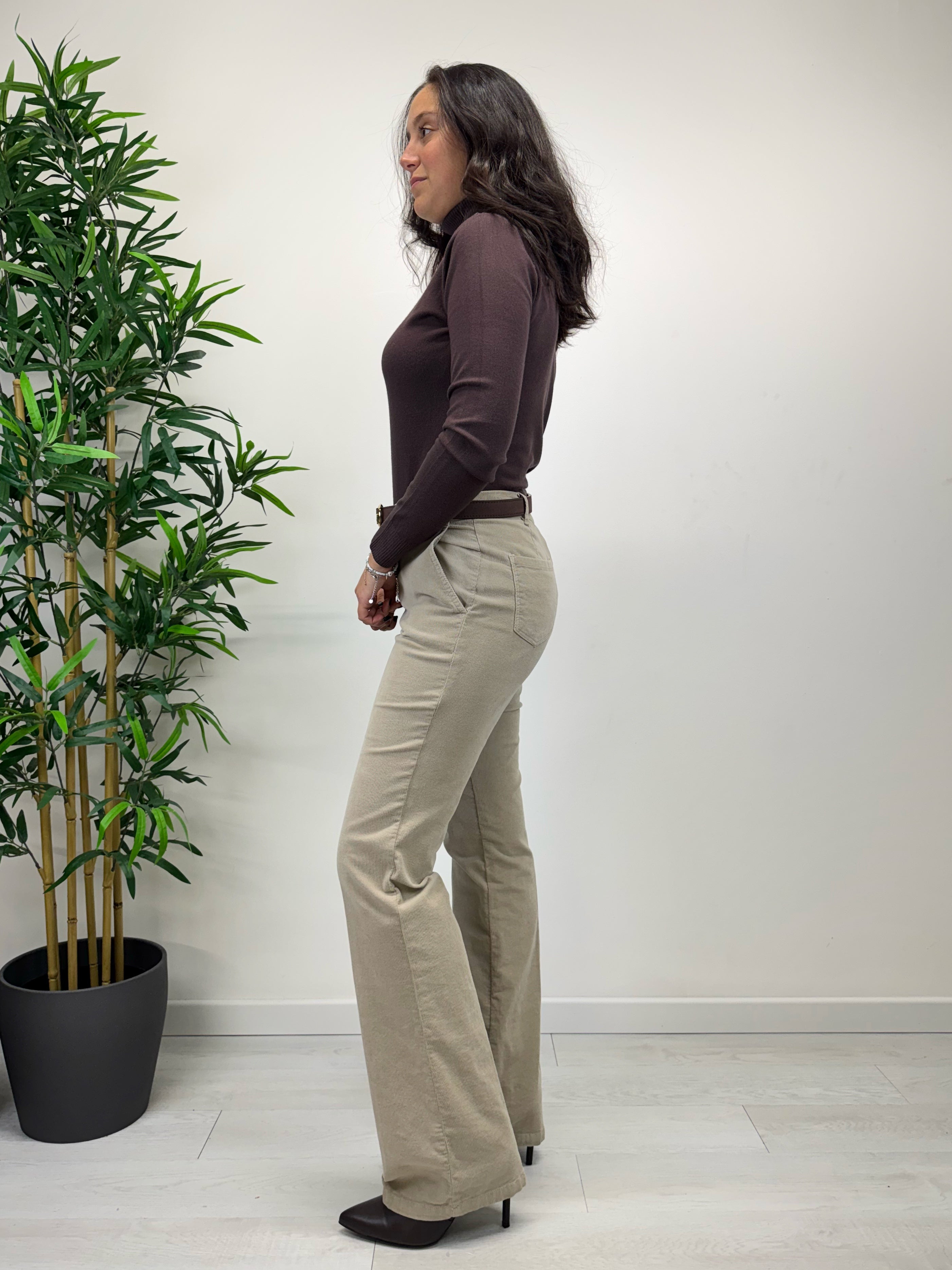 Pantaloni VICTORIA beige