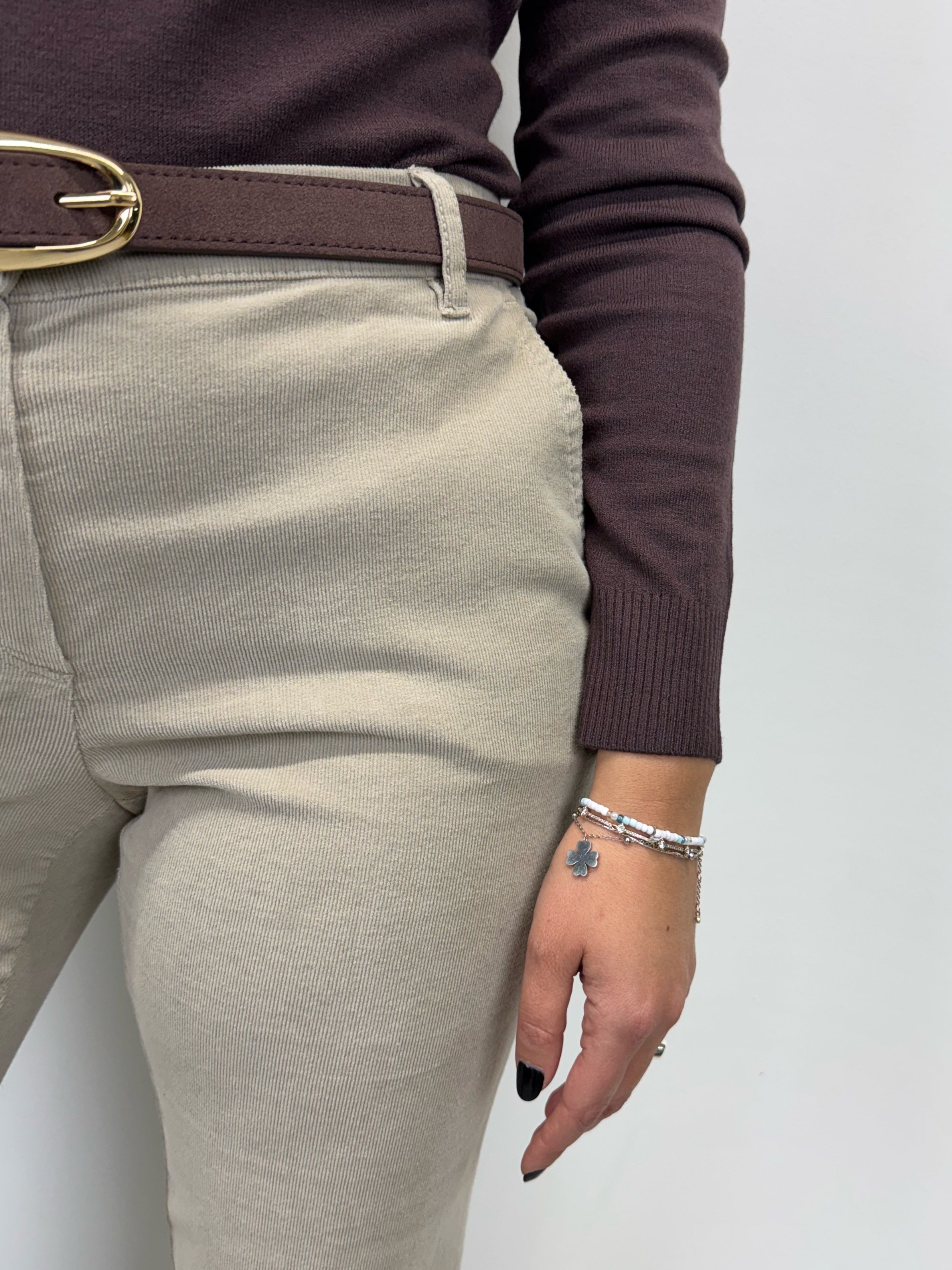 Pantaloni VICTORIA beige