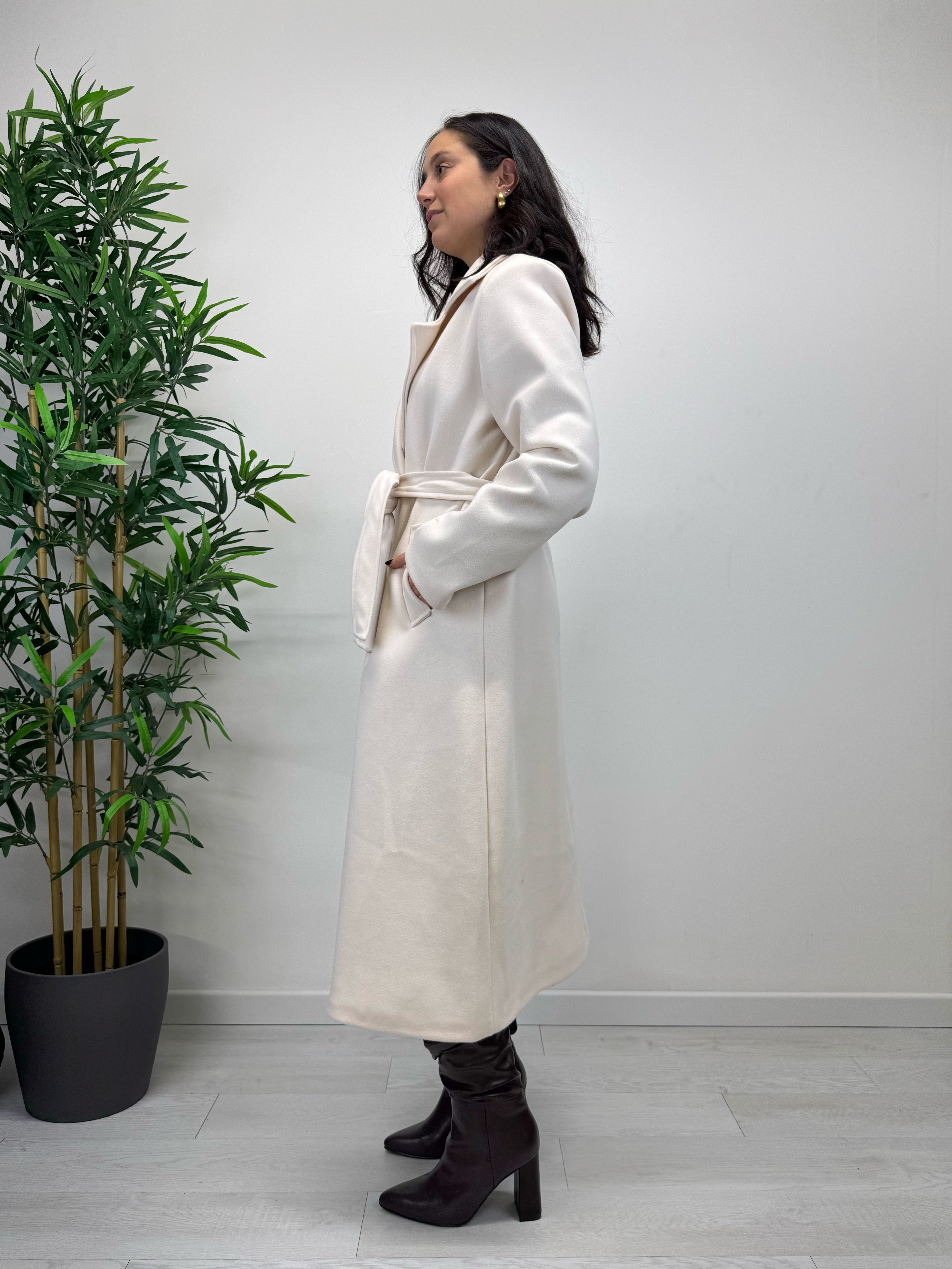 Cappotto DAFNE panna