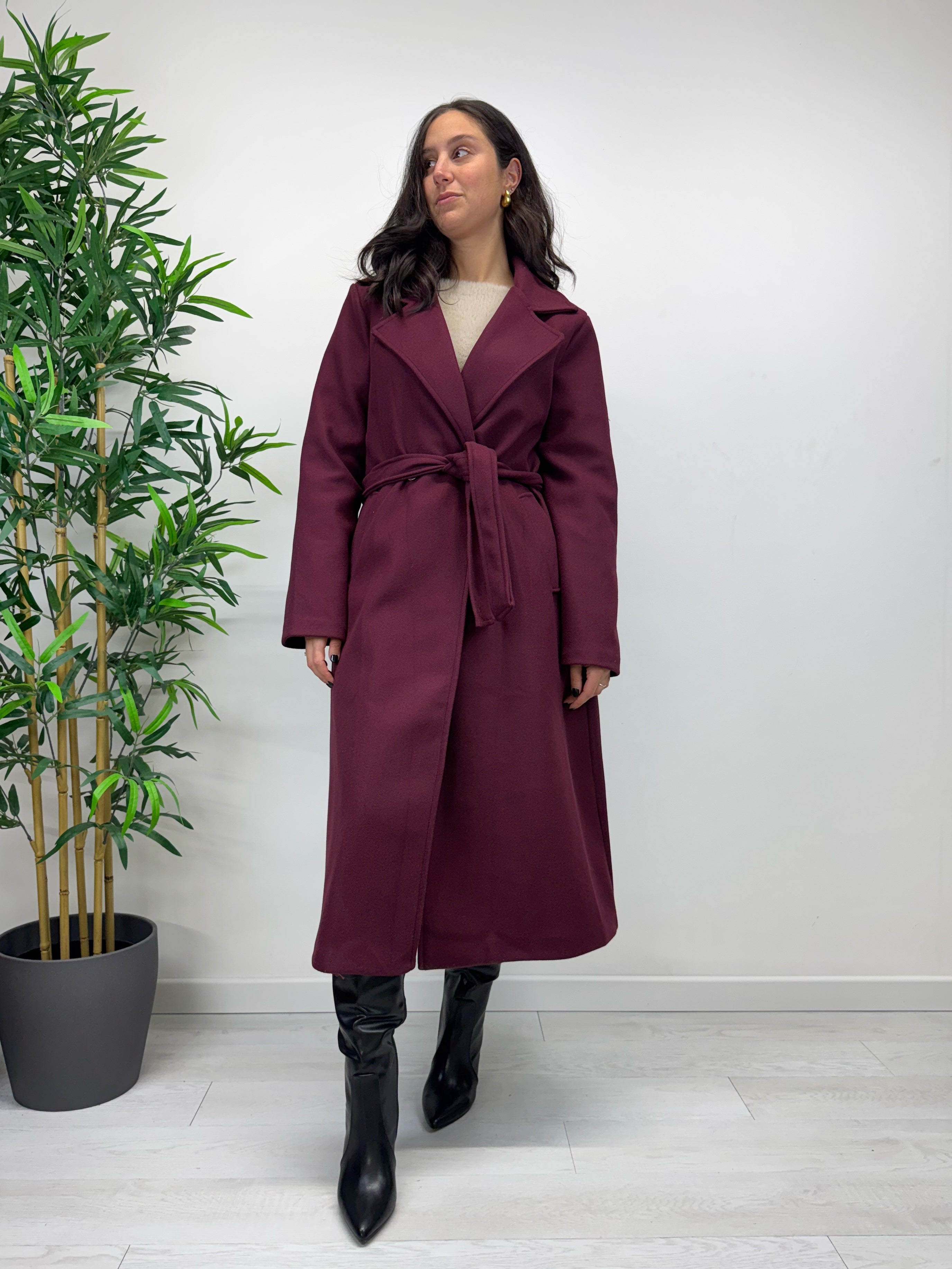 Cappotto DAFNE vino