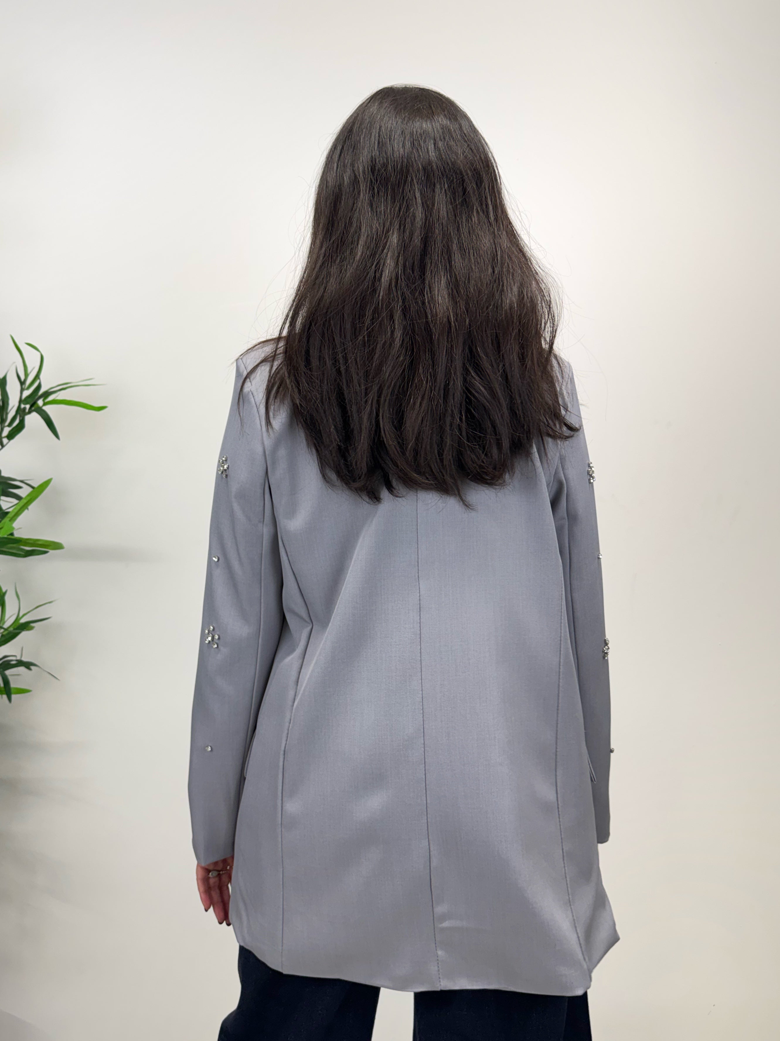 Giacca JEWELS grigio perla