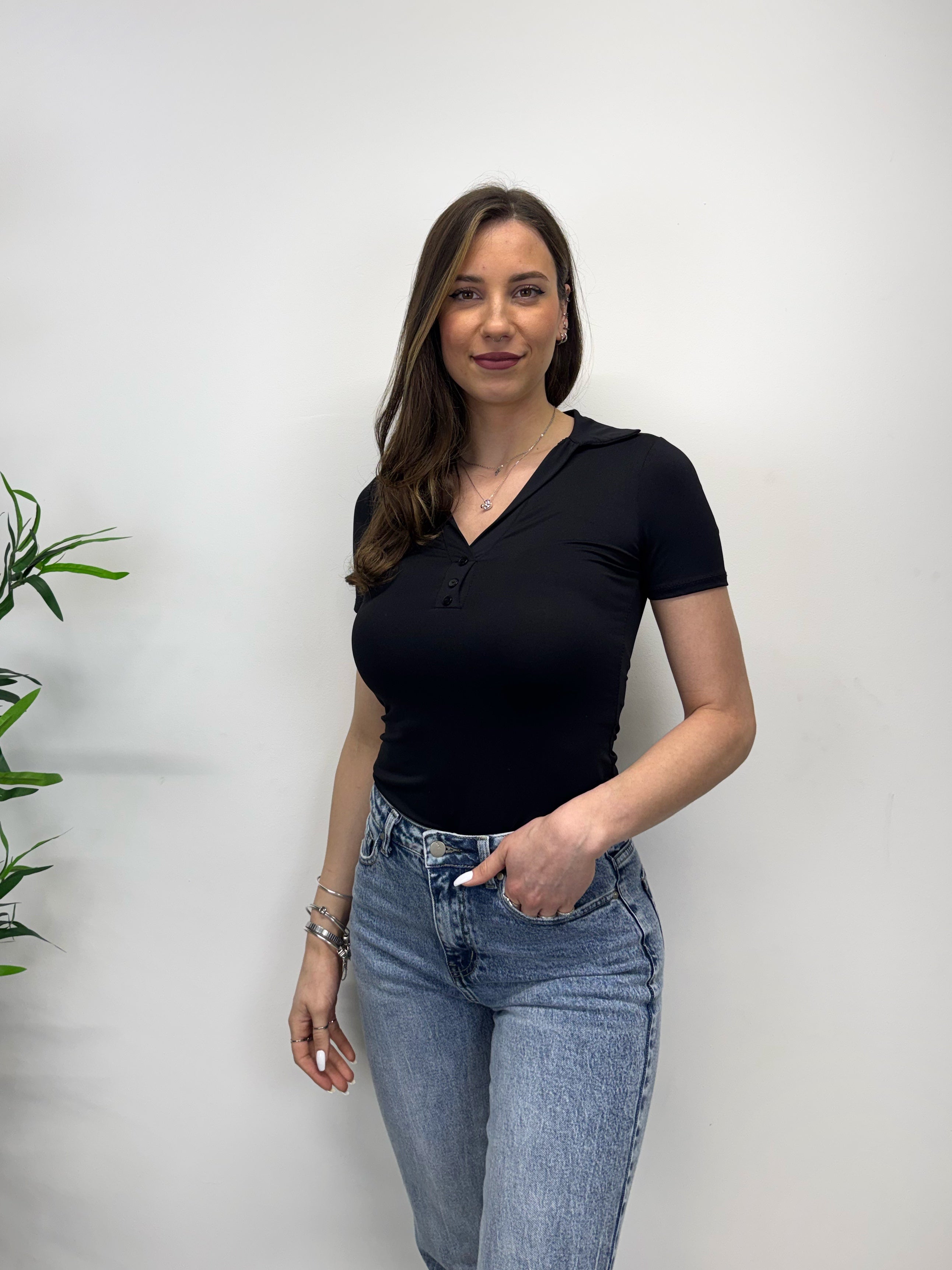 Polo manica corta +colori