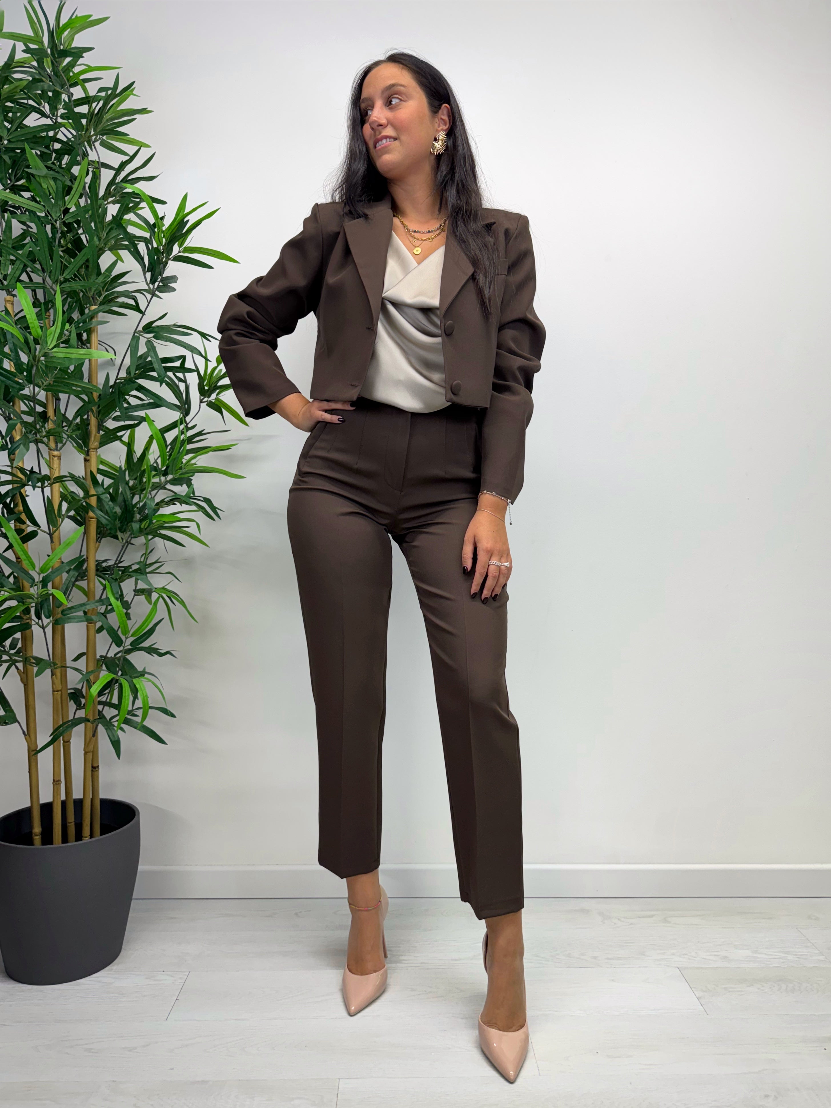 Giacca crop CLASSY +colori
