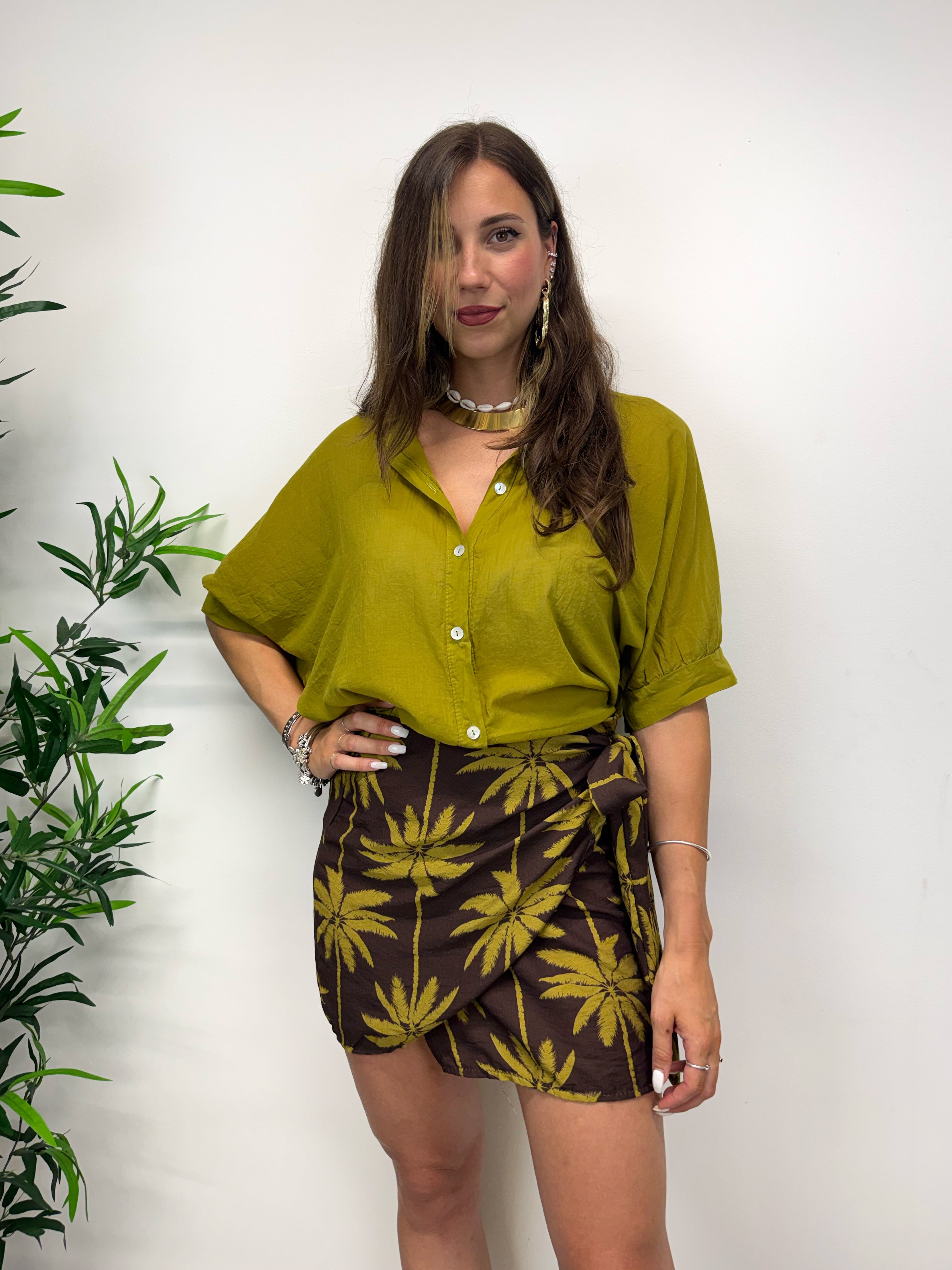 Camicia MERIDA kiwi