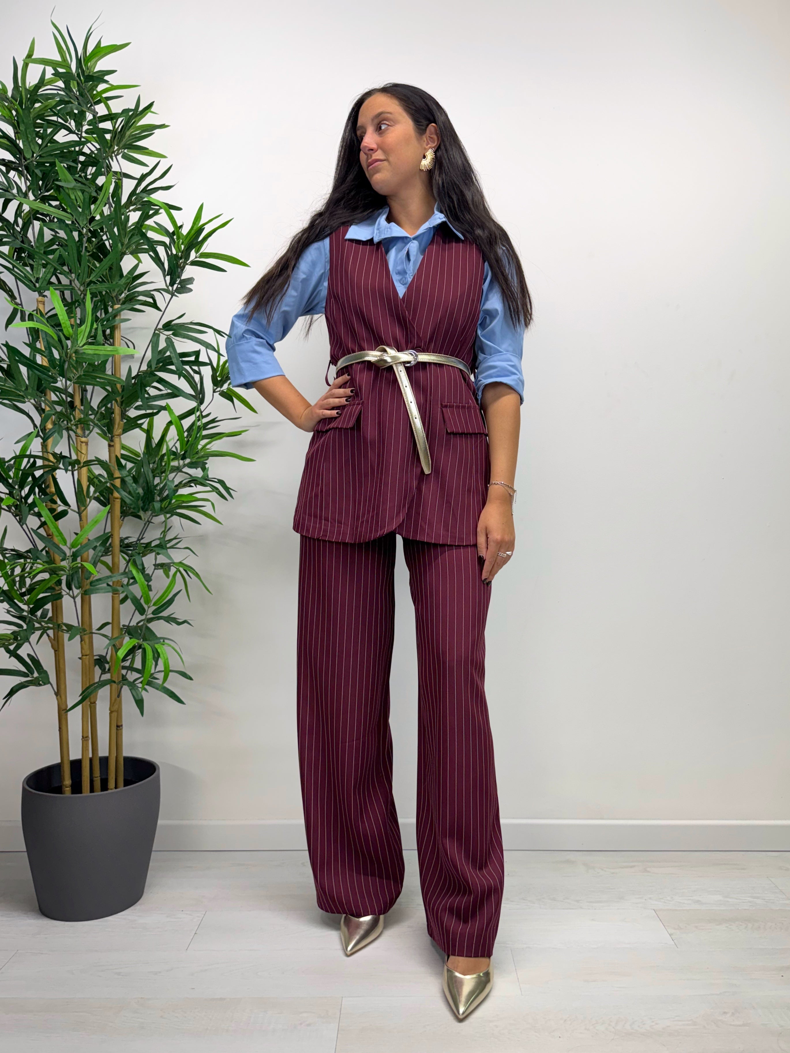 Pantaloni NY vino
