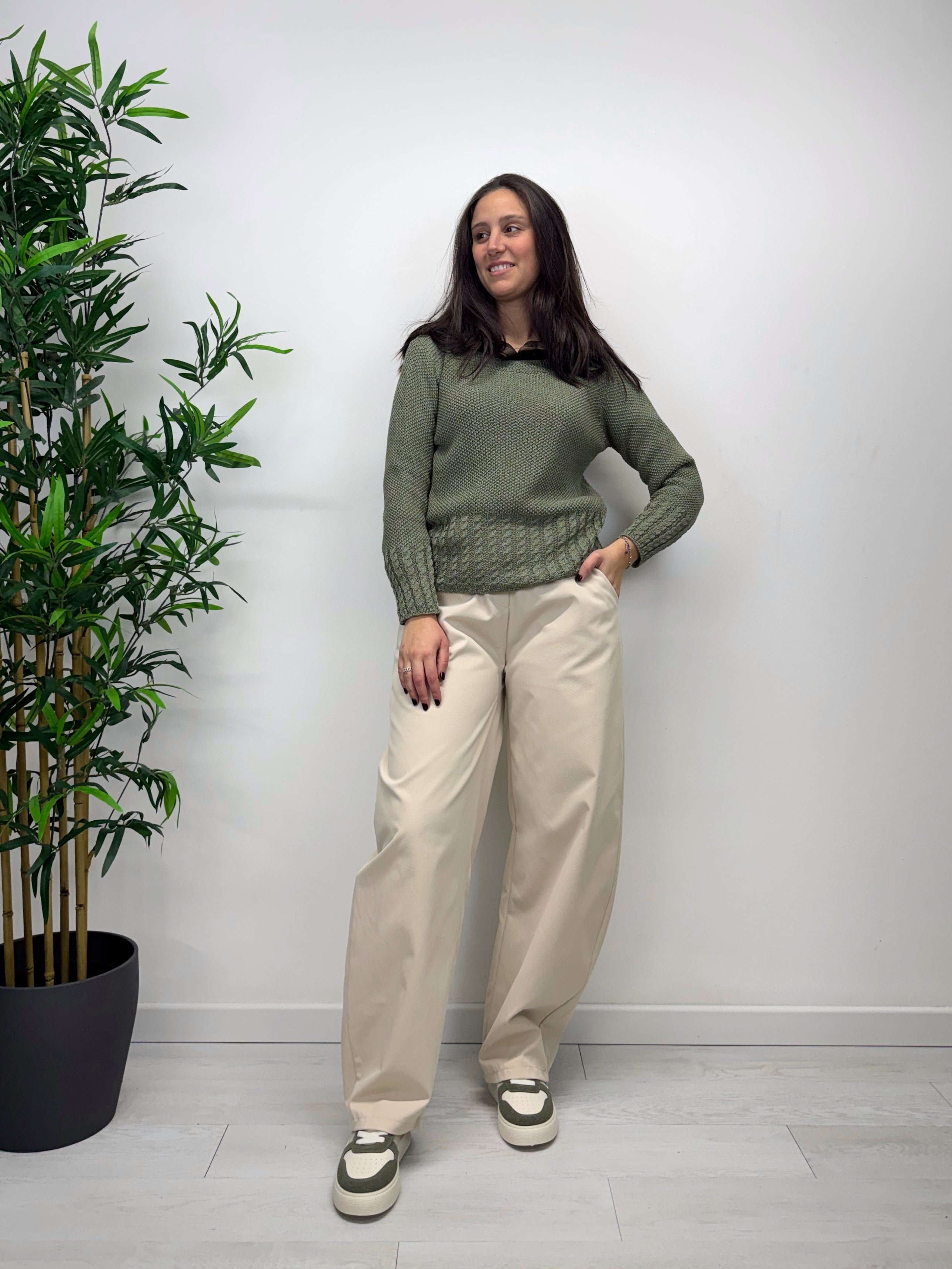 Pantaloni MERIDA beige