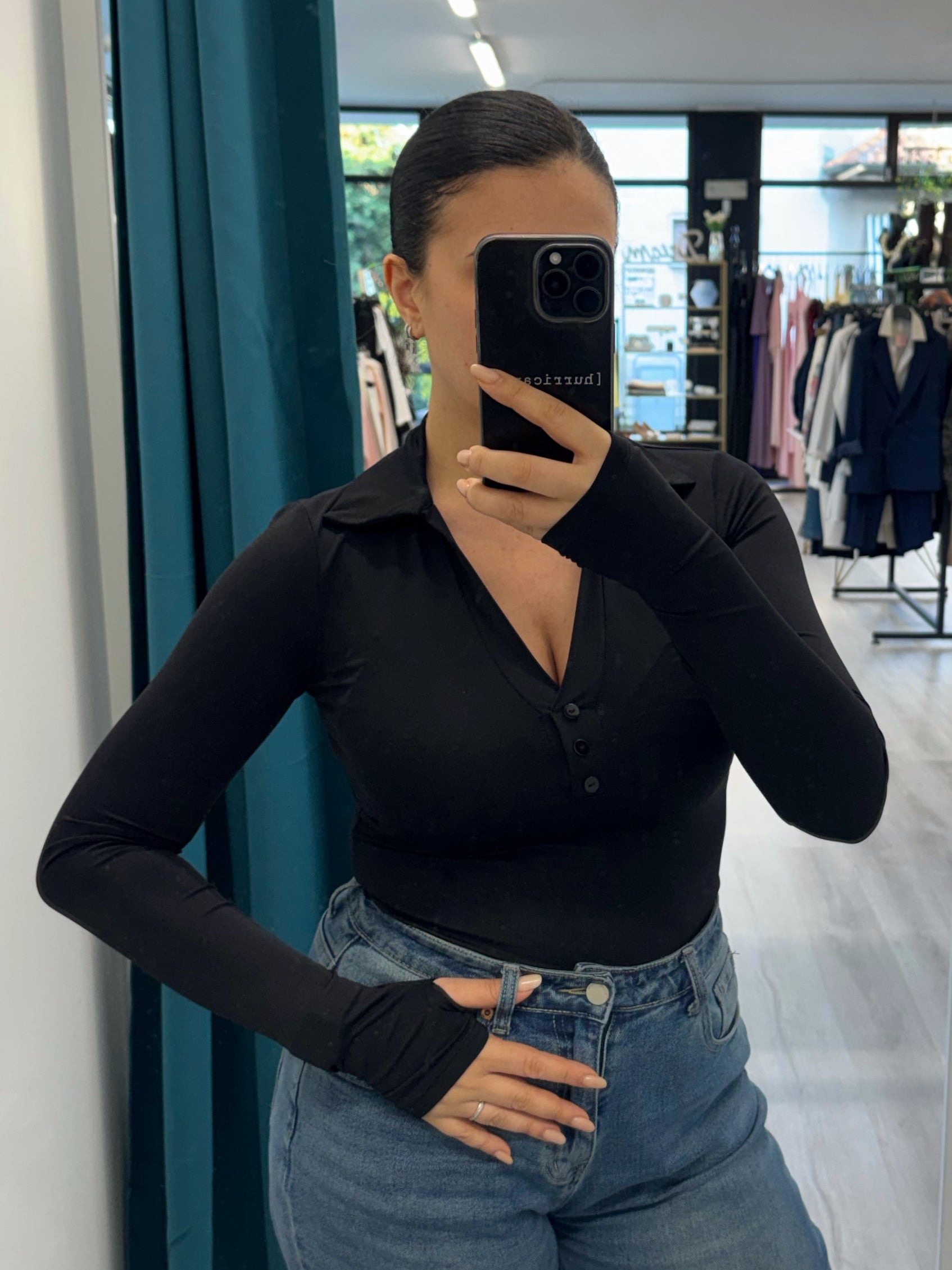 Polo manica lunga +colori